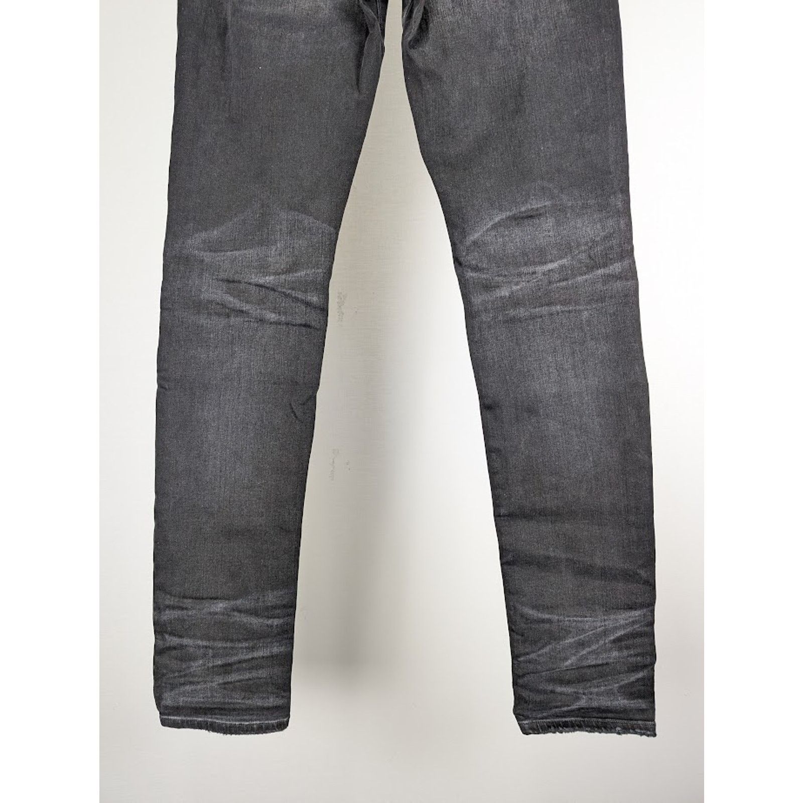Amiri o1rshd1 Leather Camo MX1 Jeans in Aged Black Size US 33 - 15 Thumbnail