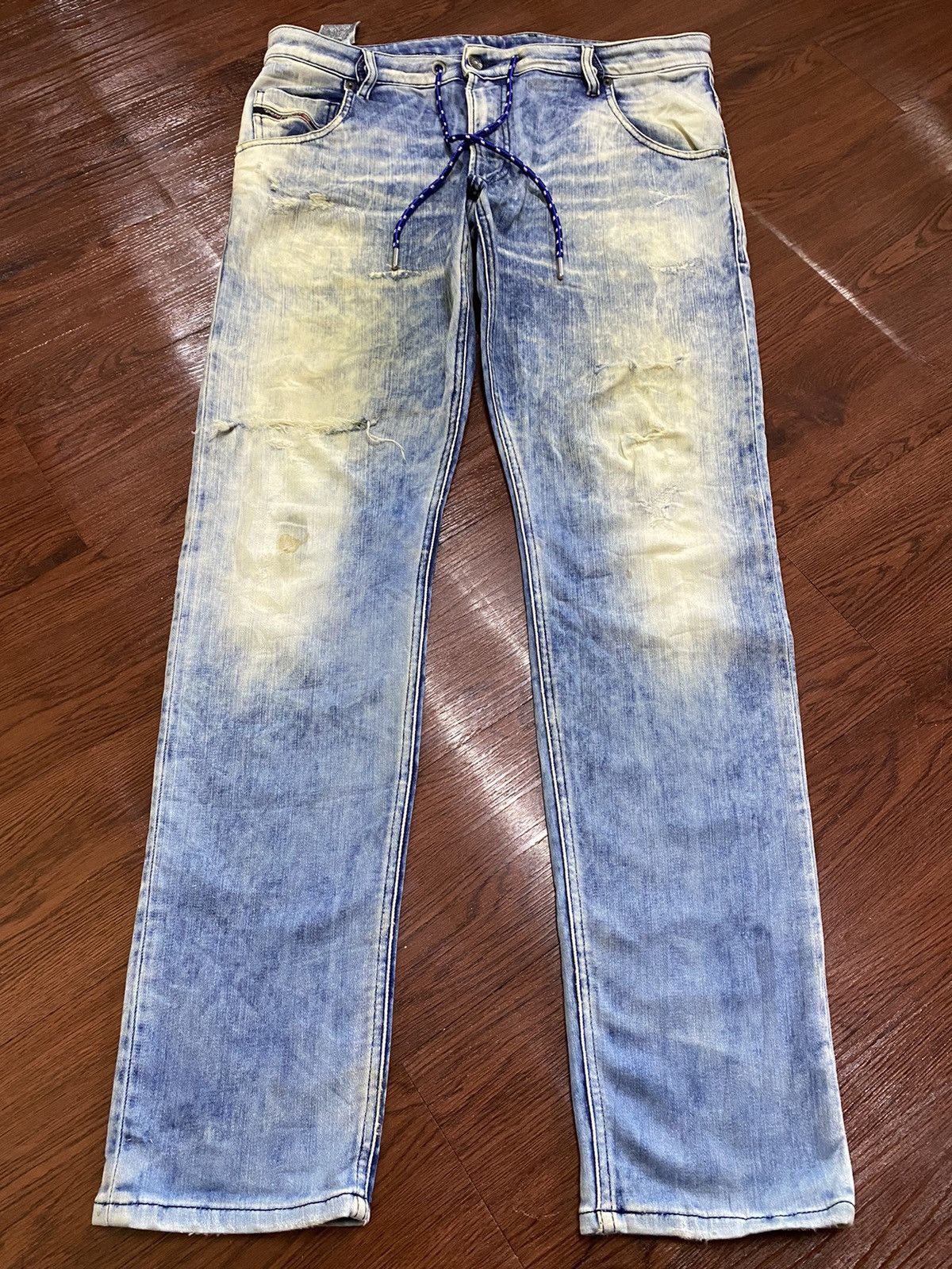 Diesel Black Gold Vintage Diesel Denim Vision Mud Wash Slim Jeans Size US 36 / EU 52 - 1 Thumbnail