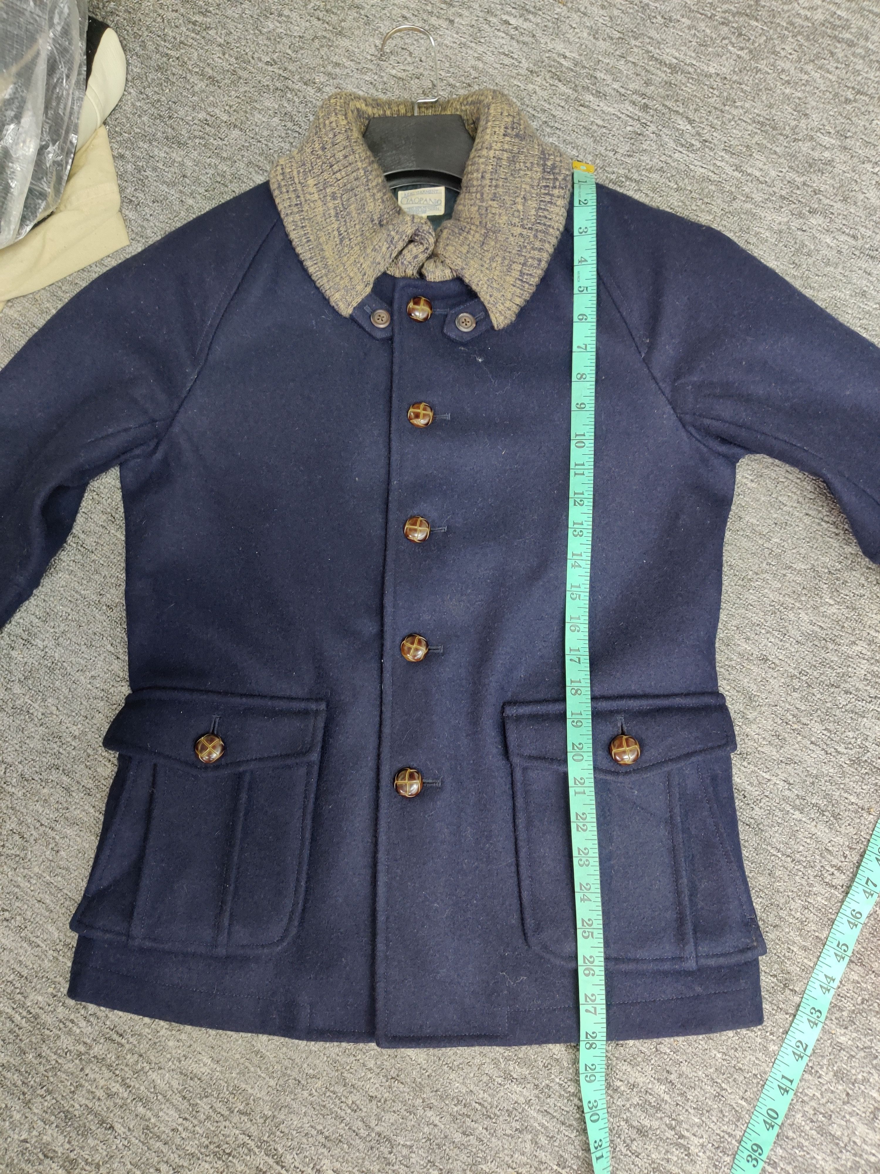 Ciaopanic Vintage Ciaopanic Shawl Collar Wool Single Breasted Coat Size US M / EU 48-50 / 2 - 14 Thumbnail