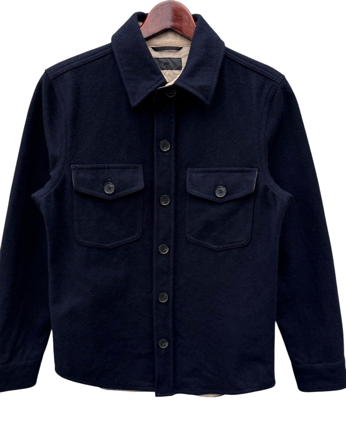 HARE Hare Japan Dark Blue Heavy Button Shirt Size US S / EU 44-46 / 1 - 3 Thumbnail