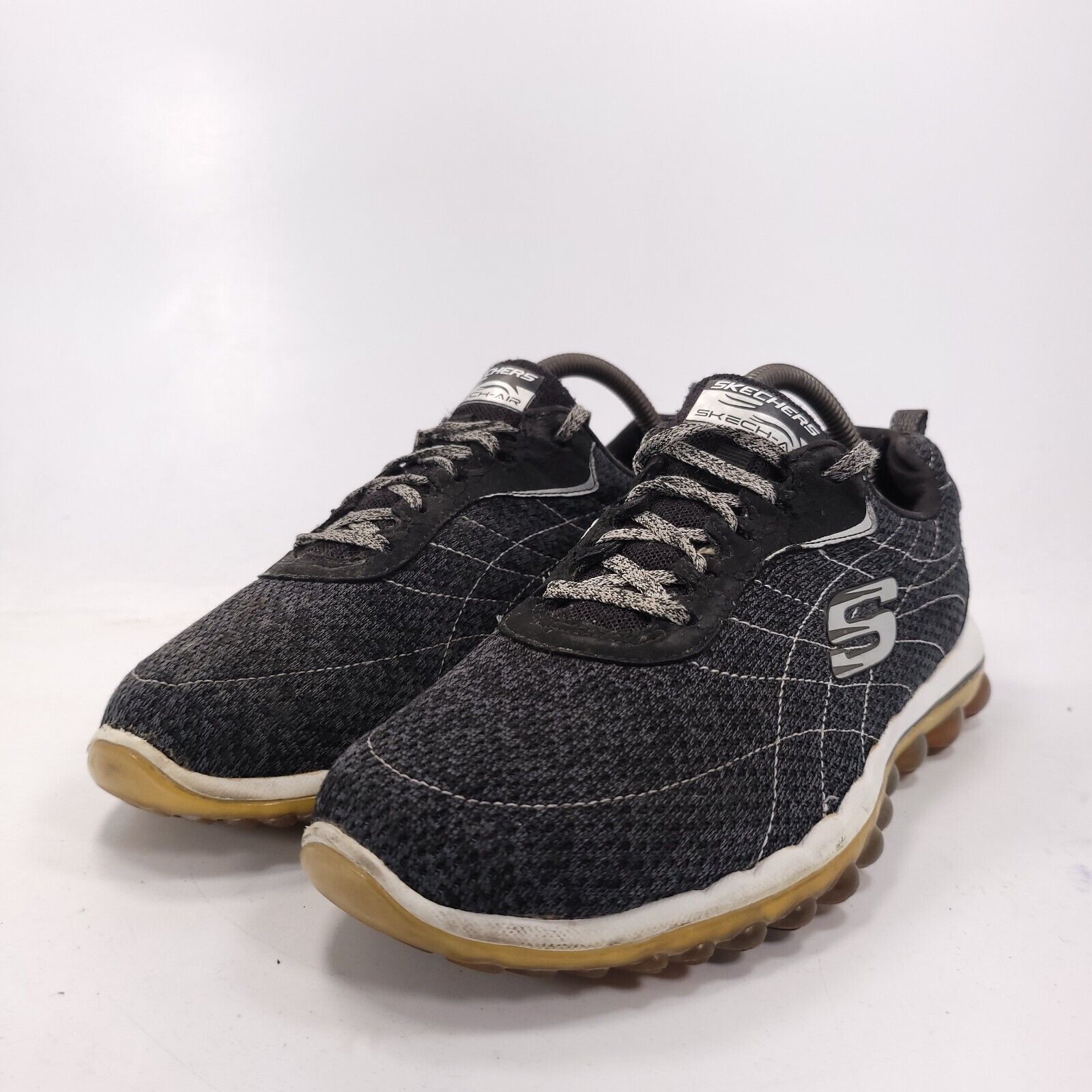 SKECHERS Skechers Skech-Air Shoe Womens Size 9 12211 Black White Size US 9 / IT 39 - 1 Thumbnail