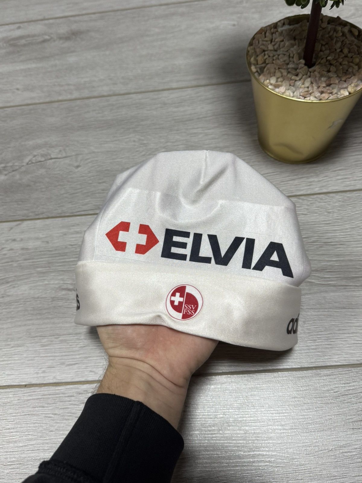 Adidas Adidas Suiss Elvia made in Germany hat beanie switzerland Size ONE SIZE - 7 Thumbnail