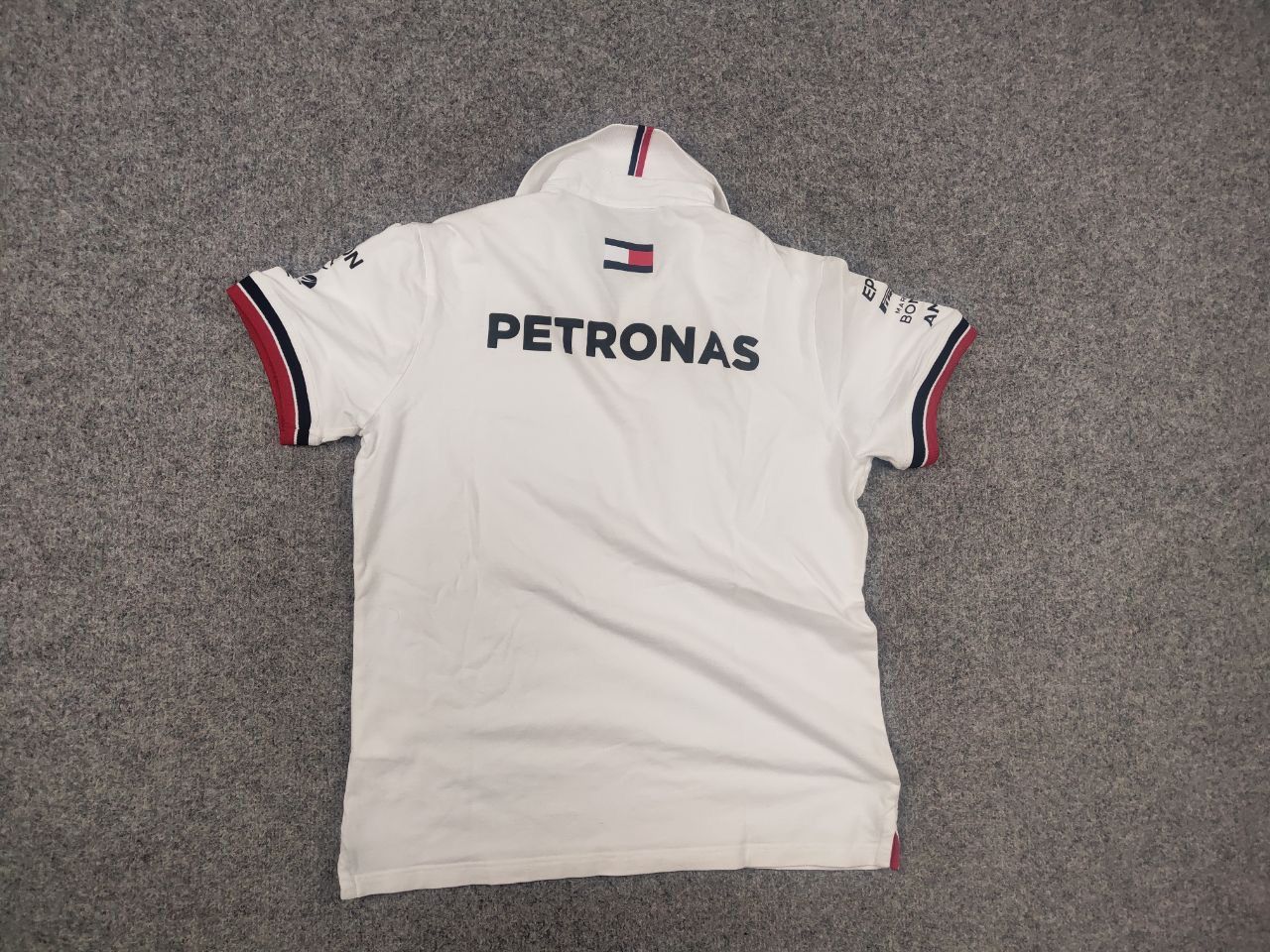 Mercedes-Benz Tommy Mercedes AMG Petronas F1 Team Racing Logo Polo Shirt Size US M / EU 48-50 / 2 - 9 Thumbnail