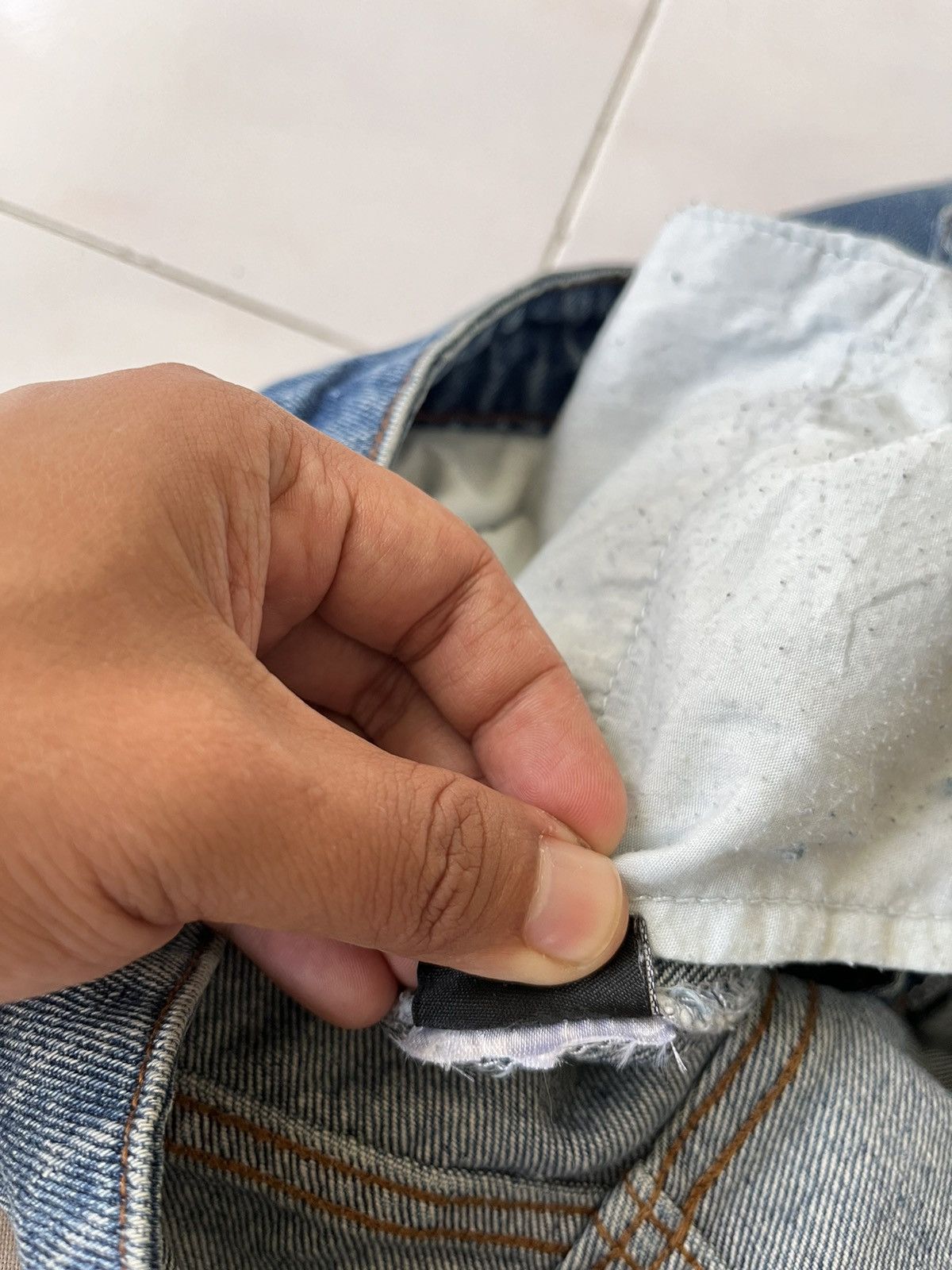 Y/Project Y/Project Wire Denim Distressed Unisex 👫 Size US 33 - 16 Thumbnail
