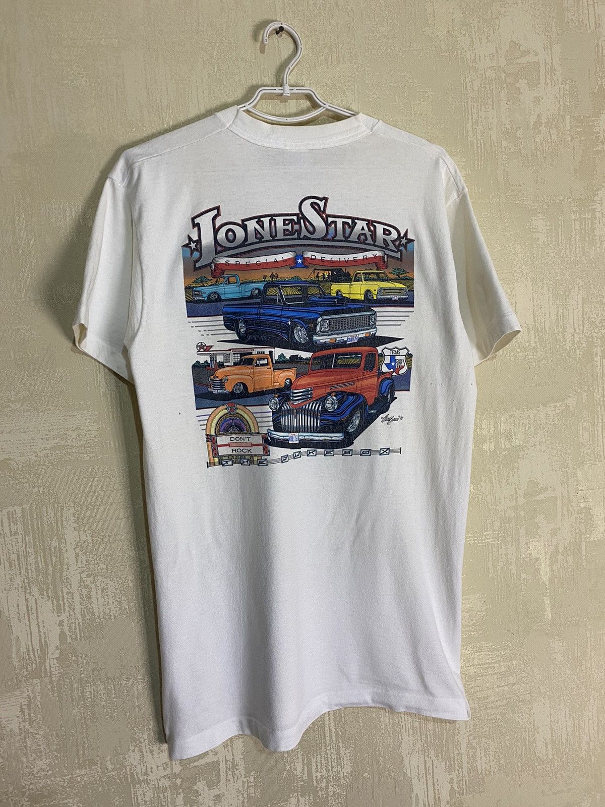 NASCAR × Vintage Vintage Haulin Heartland Lone Star Car T-shirt Size US XL / EU 56 / 4 - 5 Thumbnail