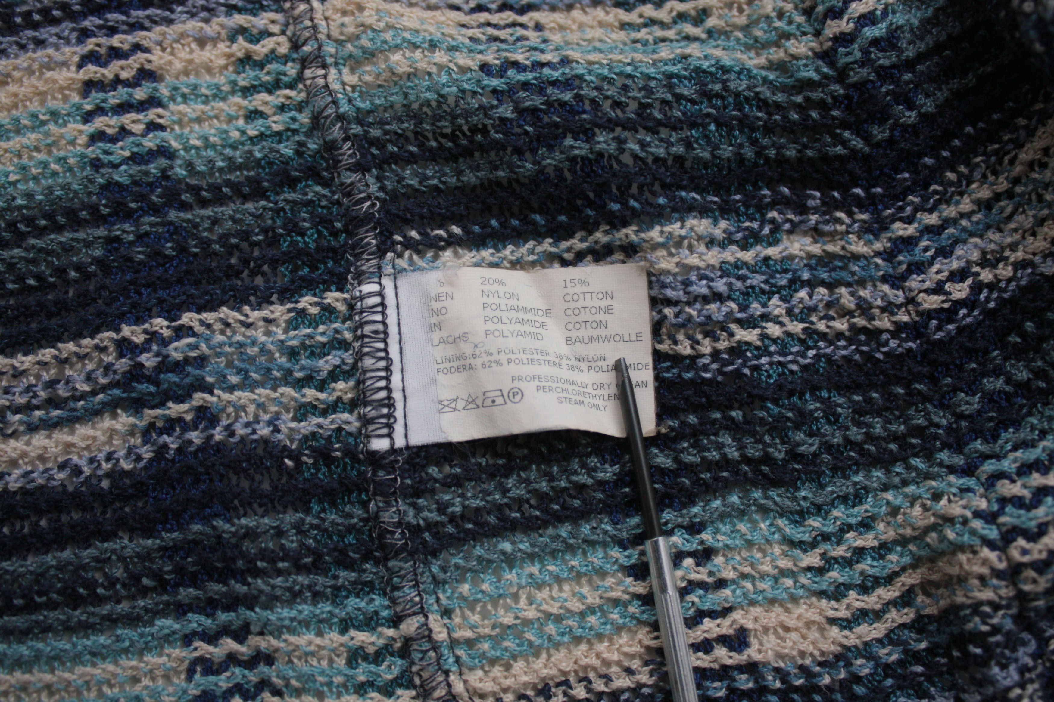 Missoni Missoni Blue Knitted Shirt Men's 48 Size US M / EU 48-50 / 2 - 7 Thumbnail