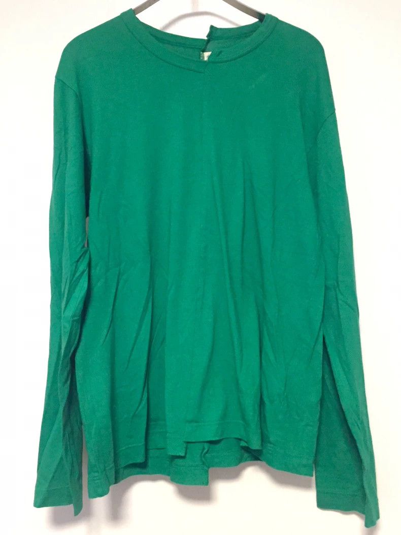 Comme des Garcons Comme des Garcons Green Long Sleeve T-Shirt Size US M / EU 48-50 / 2 - 1 Thumbnail