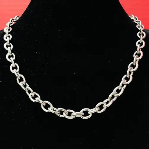 Other Plain No Charm Stainless Steel Chain Necklace Size ONE SIZE - 1 Thumbnail