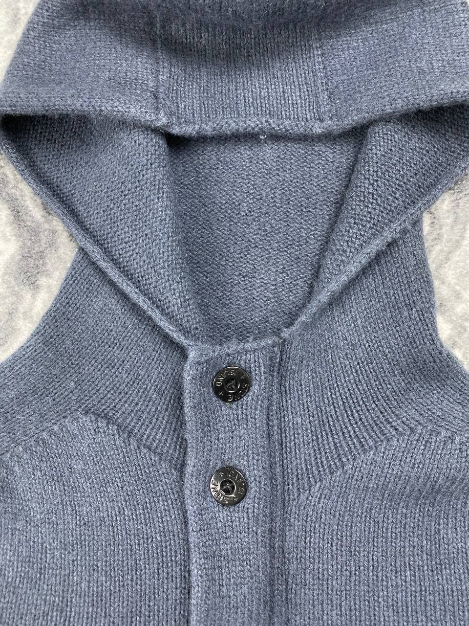 Stone Island Vintage Stone Island Knit Wool Sweater Full Zip Hooded Men Size US L / EU 52-54 / 3 - 6 Thumbnail