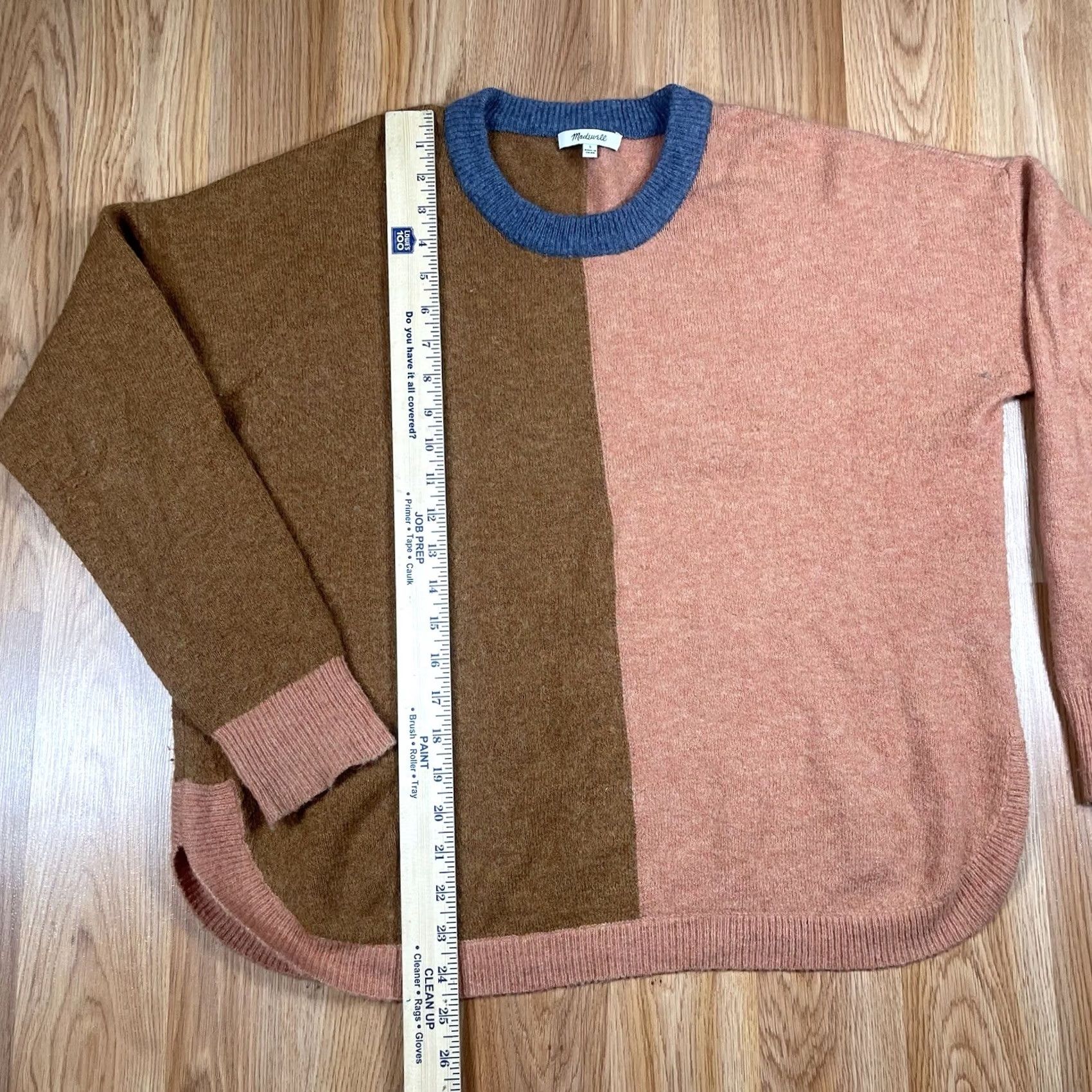 Madewell Madewell Sweater Womens S Small Wool Blend Crew Neck Long Sleeve Knit Shirt Size S / US 4 / IT 40 - 3 Thumbnail
