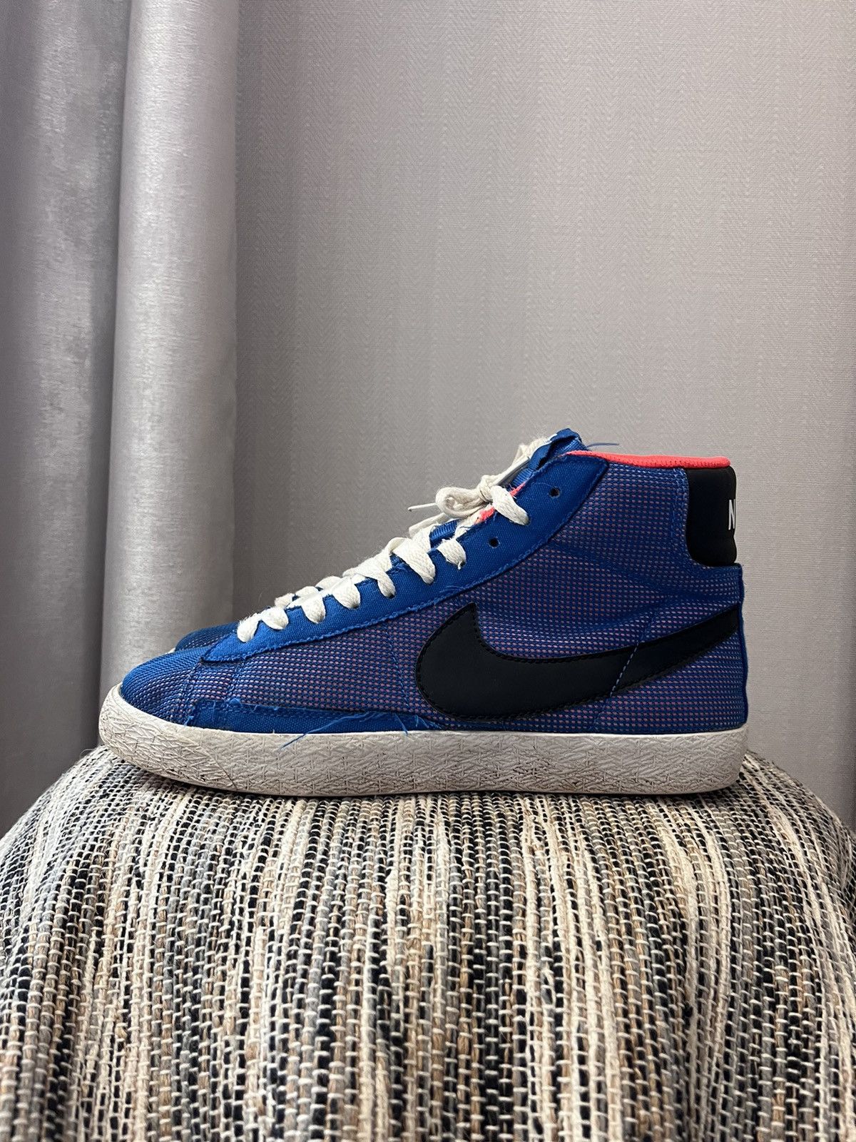 Nike × Vintage Vintage Nike Blazer Mid sneakers sk8 hype rare Size US 7 / IT 37 - 1 Thumbnail
