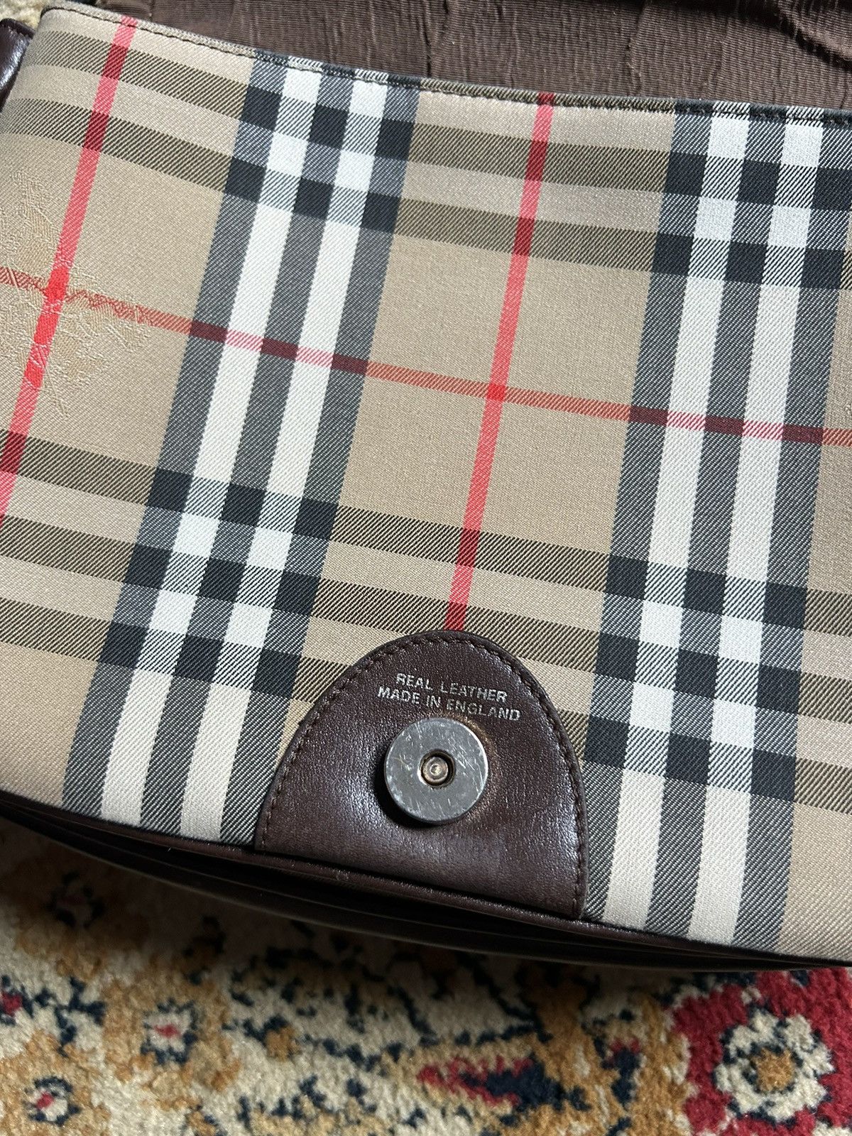 Burberry × Vintage Vintage burberry nova check shoulder bag Size ONE SIZE - 9 Thumbnail