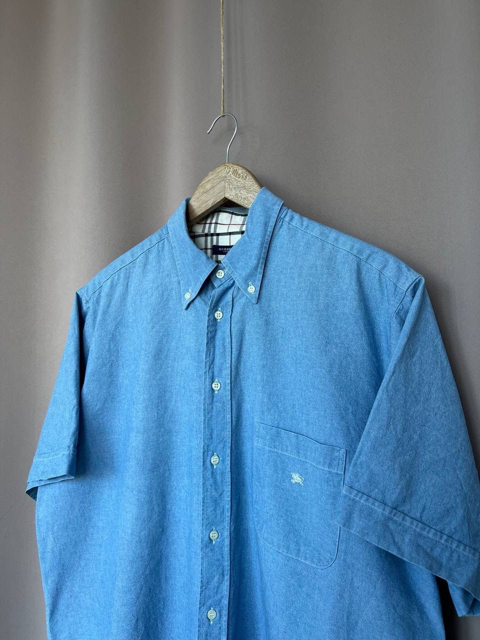 Burberry Burberry London Denim Button Shirt Mens Size 41 or L Size US L / EU 52-54 / 3 - 4 Thumbnail
