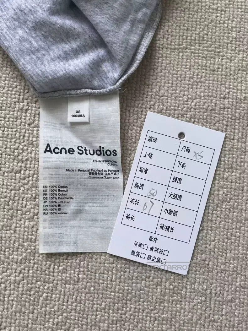 Acne Studios Acne Studios 1996 series letter print casual crewneck shor Size XS / US 0-2 / IT 36-38 - 5 Thumbnail