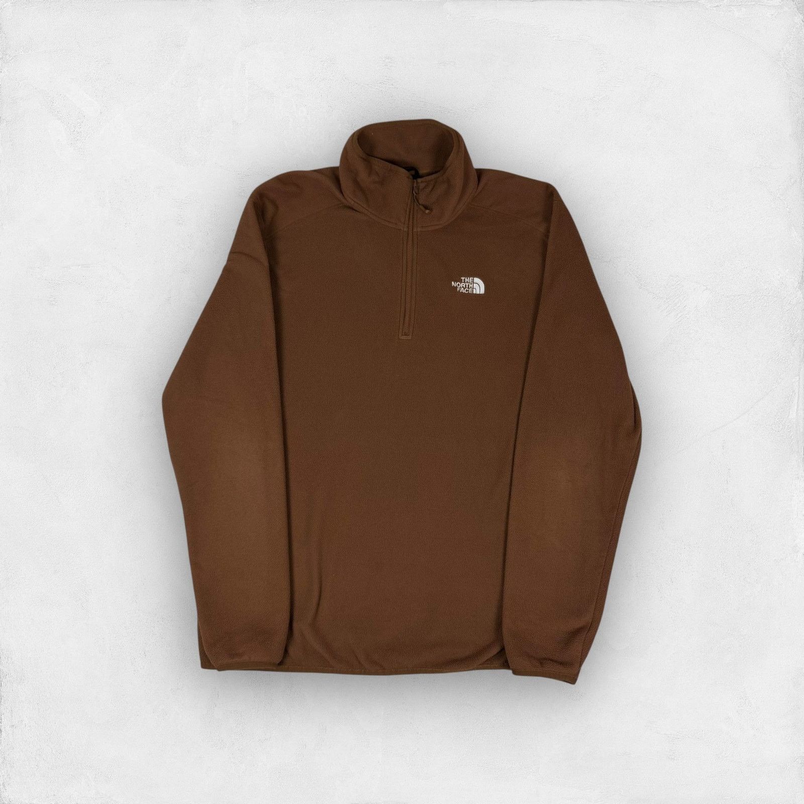 The North Face The North Face Men's Brown Quarter-Zip Fleece Jacket Large Size US L / EU 52-54 / 3 - 1 Thumbnail