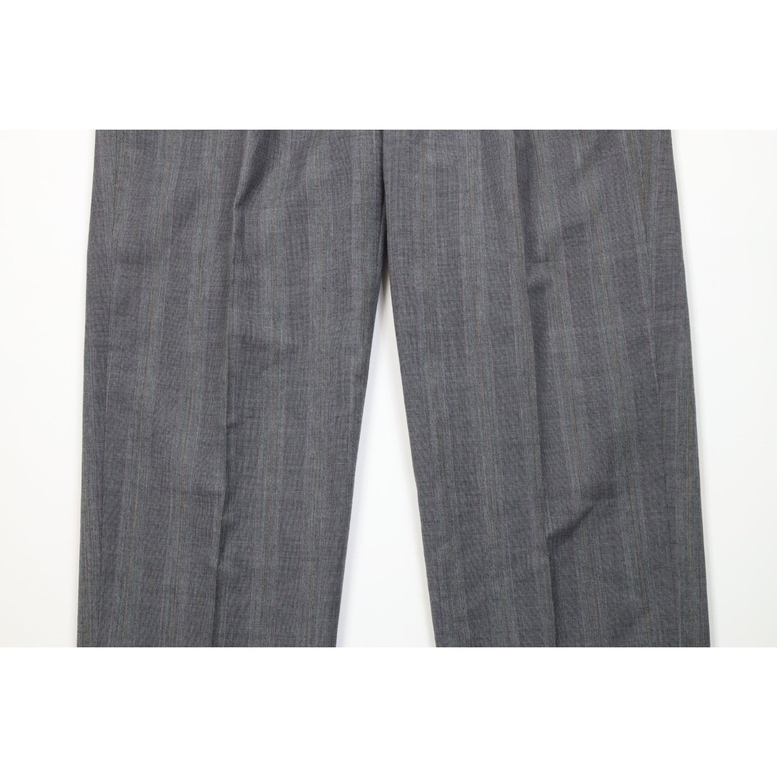 Vintage Vintage 90s Streetwear 2 Piece Wool Suit Wedding Striped Size 44L - 13 Thumbnail