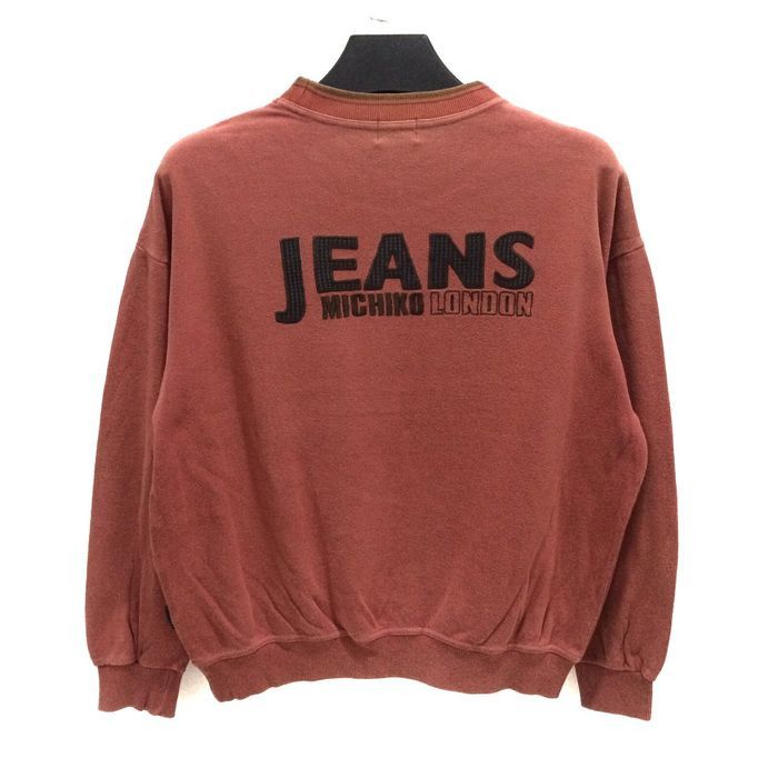 Michiko Koshino London Michiko London Jeans Spell Out Sweatshirt Size US L / EU 52-54 / 3 - 1 Thumbnail