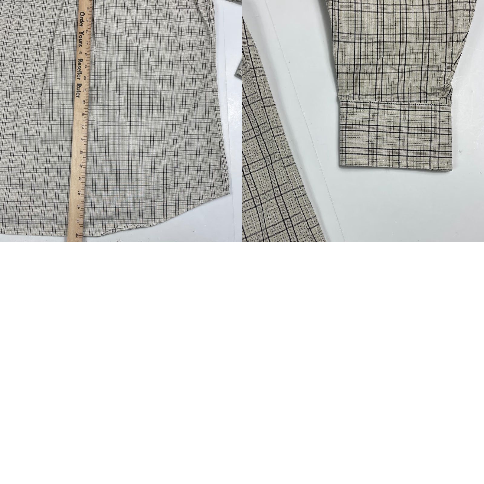 Pendleton VINTAGE Pendleton Broadway Cloth Shirt Mens Large Beige Plaid Long Sleeve Button-Down Collared Size US L / EU 52-54 / 3 - 9 Thumbnail
