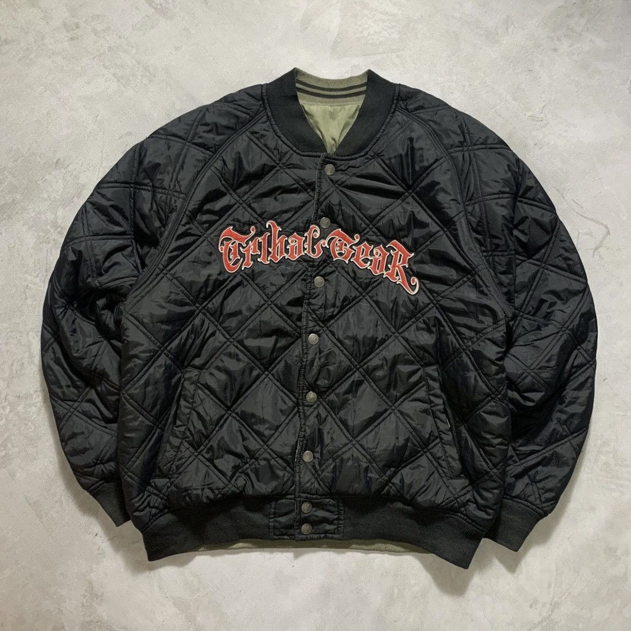 Tribal Streetwear Vintage Tribal Gear Streetwear Reversible Bomber Jacket Size US L / EU 52-54 / 3 - 2 Thumbnail