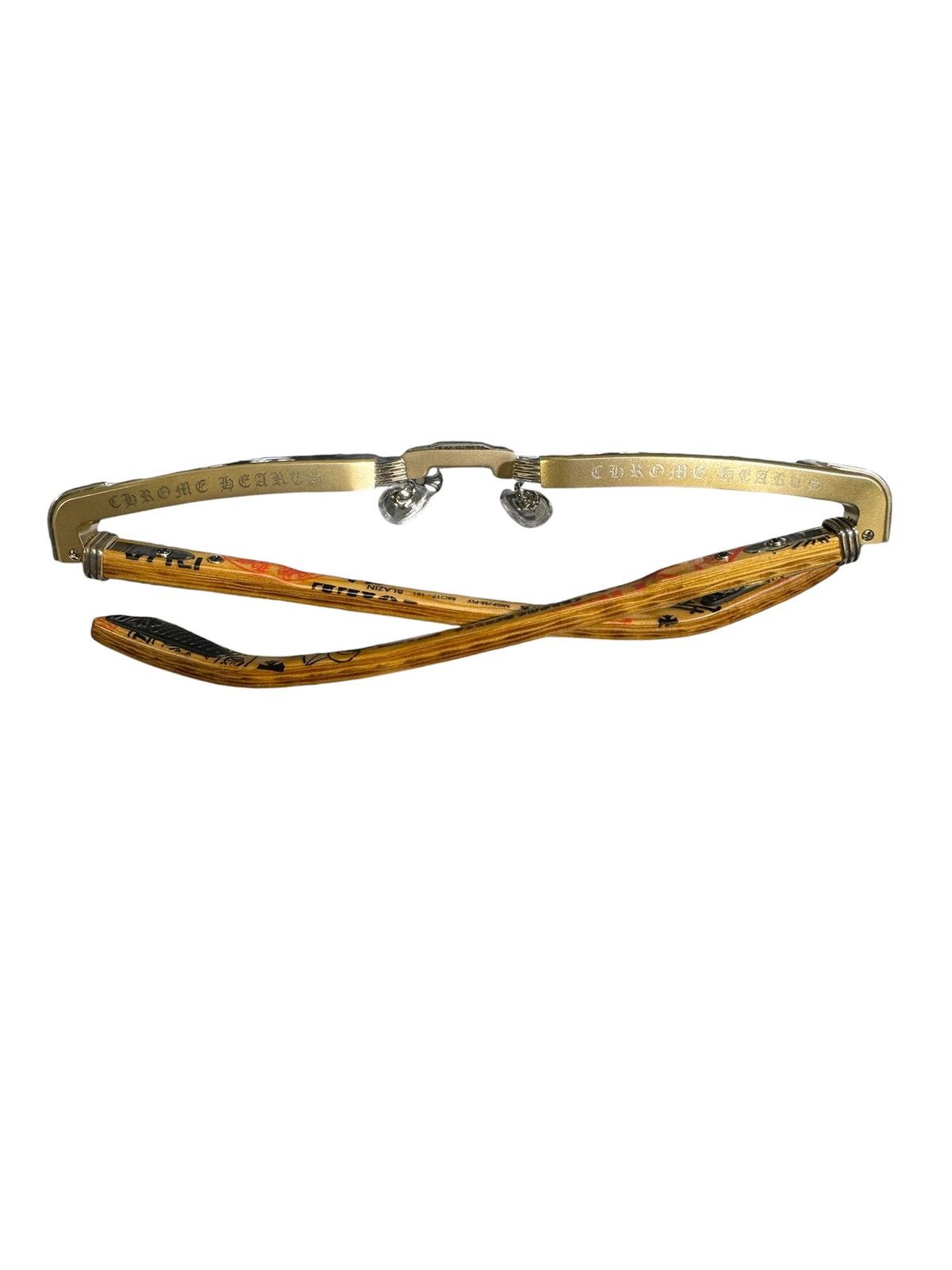 Chrome Hearts Chrome Hearts Blazin Stencil Wood Glasses Size ONE SIZE - 5 Thumbnail