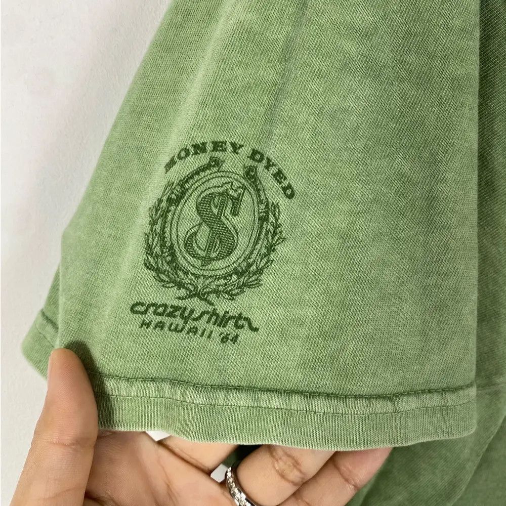Vintage Vintage ROLLIN' BONES Las Vegas Money Dyed Distressed Tee Size US M / EU 48-50 / 2 - 6 Thumbnail