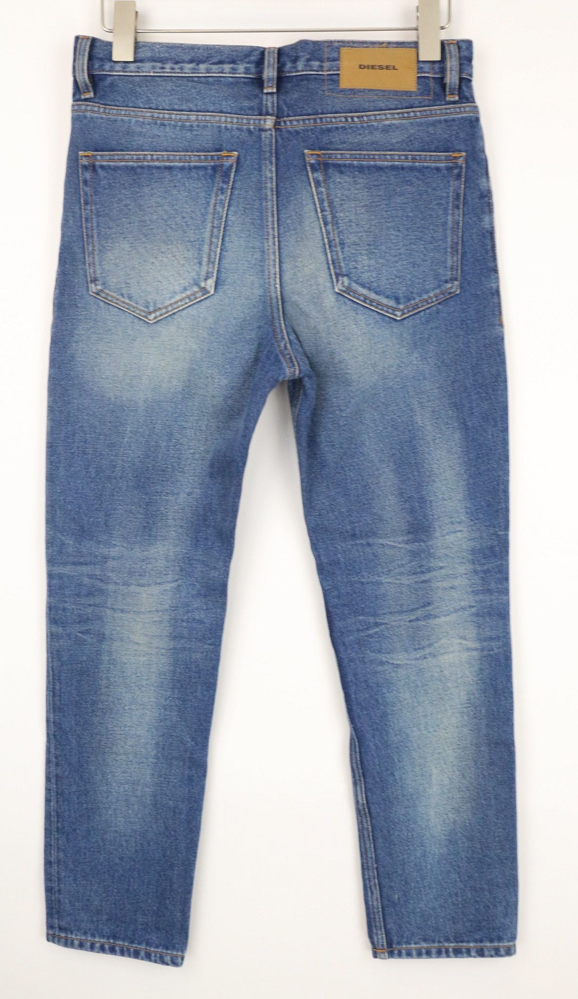 Diesel D-AYGLE 0076Y W29/L32 Blue Tapered Jeans 74361 Size US 29 - 2 Thumbnail