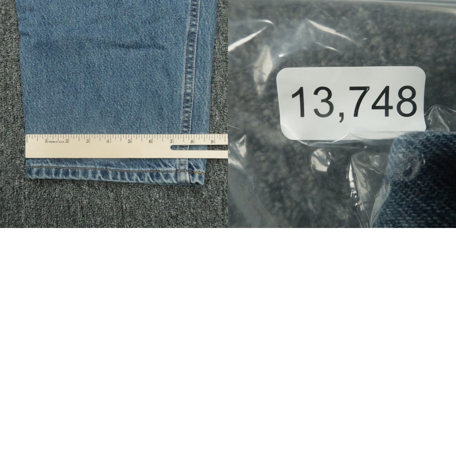 Levi's VINTAGE Levi's Jeans Men 42x30 Blue 545 Loose Orange Tab Baggy Wide Leg Relaxed 5-Pocket Denim Cotton Belt Loops Button Zip Mens Regular 42 in Blue Size US 42 / EU 58 - 9 Thumbnail