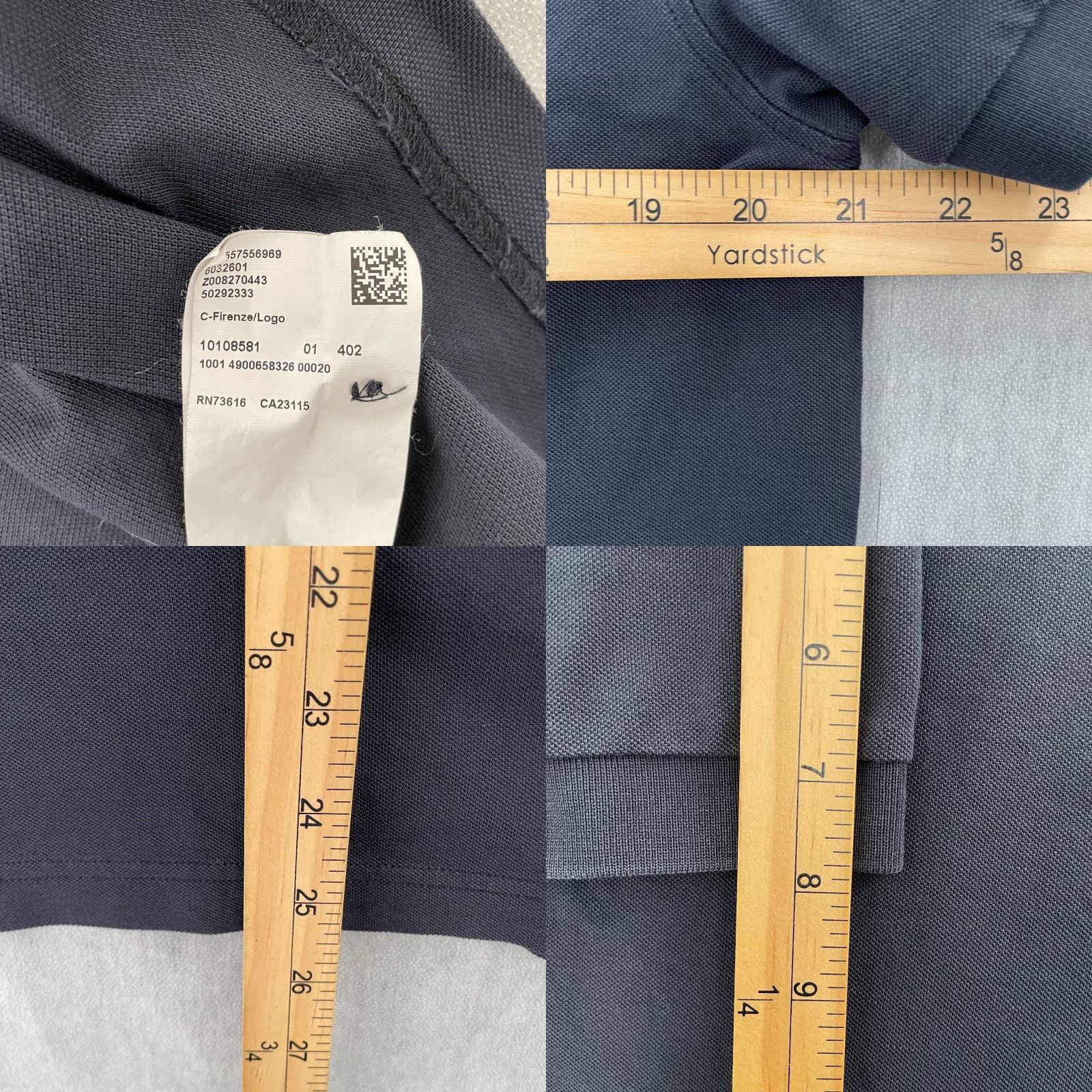 Hugo Boss VINTAGE HUGO BOSS Polo Shirt Men's XL Blue Cotton Short Sleeve Casual Classic Logo Size US XL / EU 56 / 4 - 8 Thumbnail
