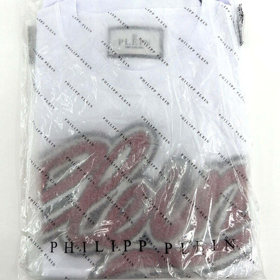 Philipp Plein Philipp Plein Strass Signature Round Neck T-Shirt Size XL Size US XL / EU 56 / 4 - 3 Thumbnail