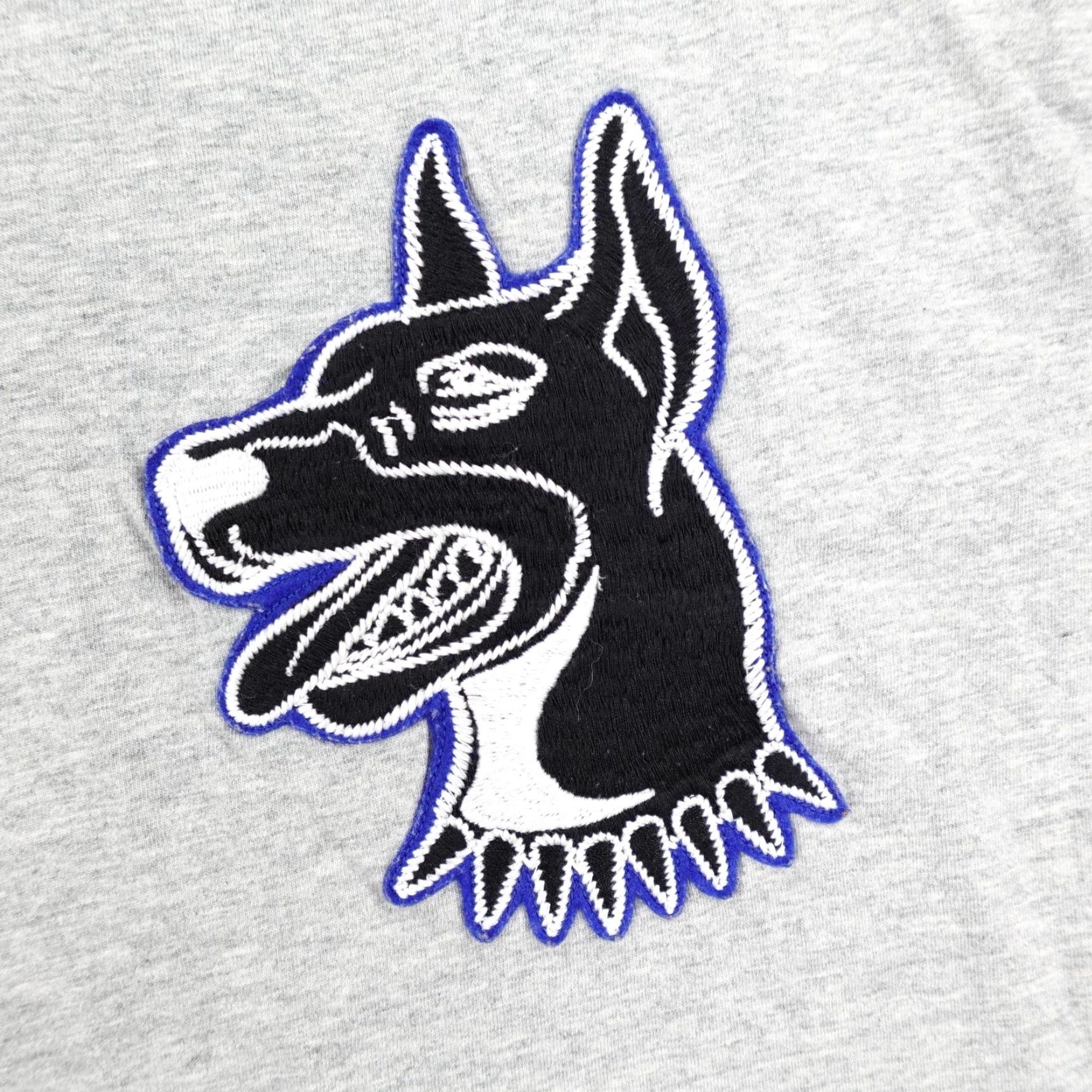 Diesel Diesel Shirt Mens Medium Gray Embroidered Dog Graphic Only The Brave Tee Size US M / EU 48-50 / 2 - 3 Thumbnail