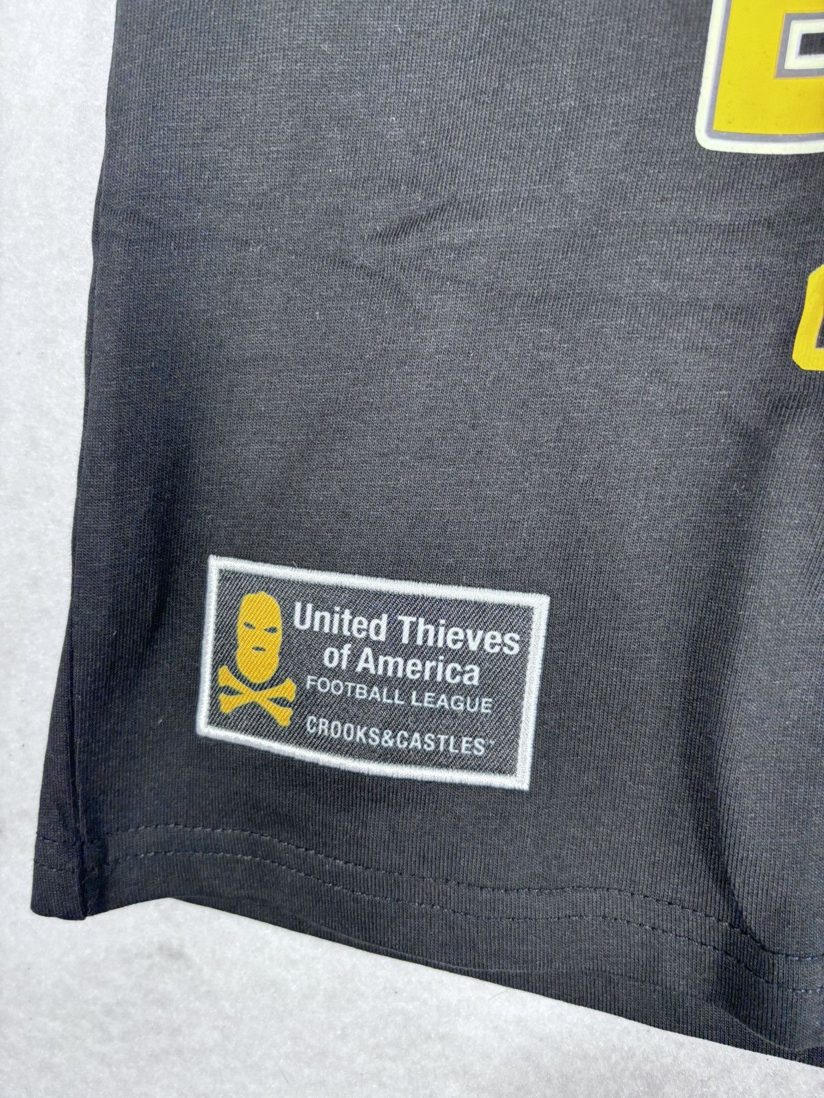 Crooks & Castles Crooks & Castles Troublemakers Football League Tee NWT Size US M / EU 48-50 / 2 - 6 Thumbnail