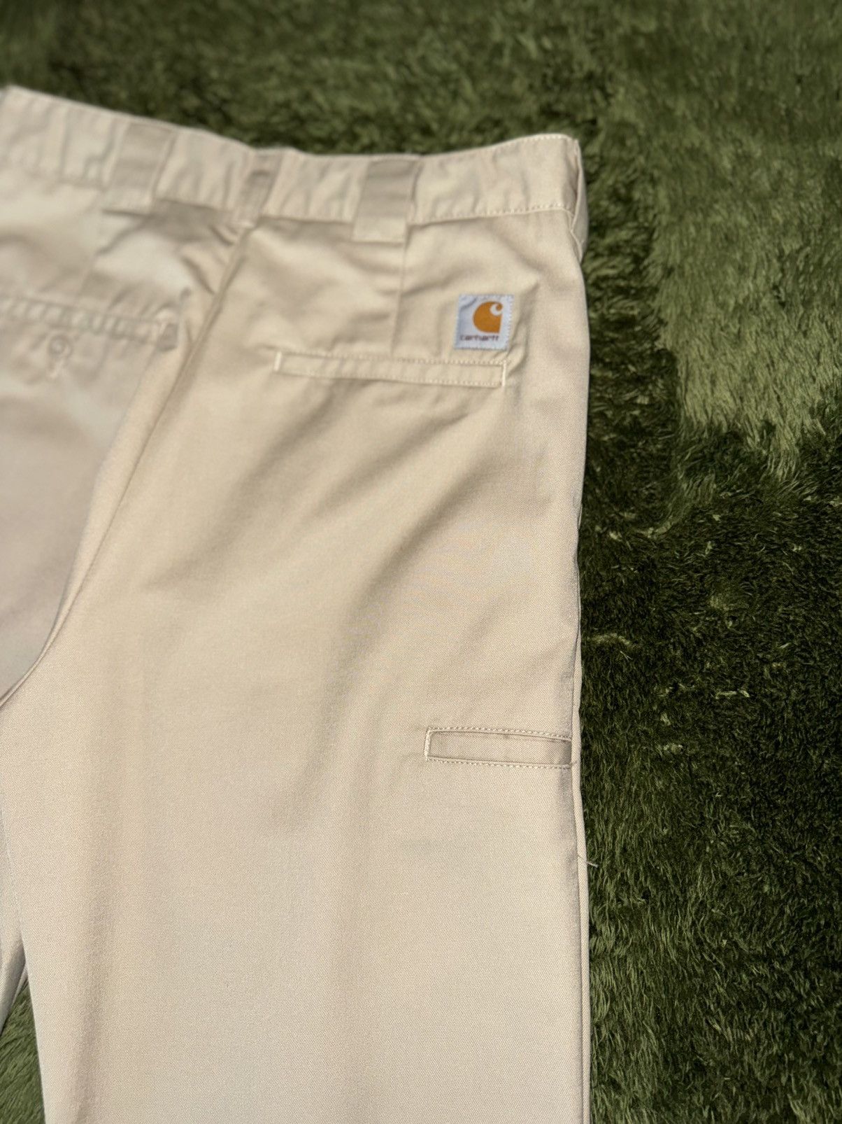 Carhartt Wip [29] Carhartt WIP Crafter Pocket Work Chino Pants Beige Size US 29 - 7 Thumbnail