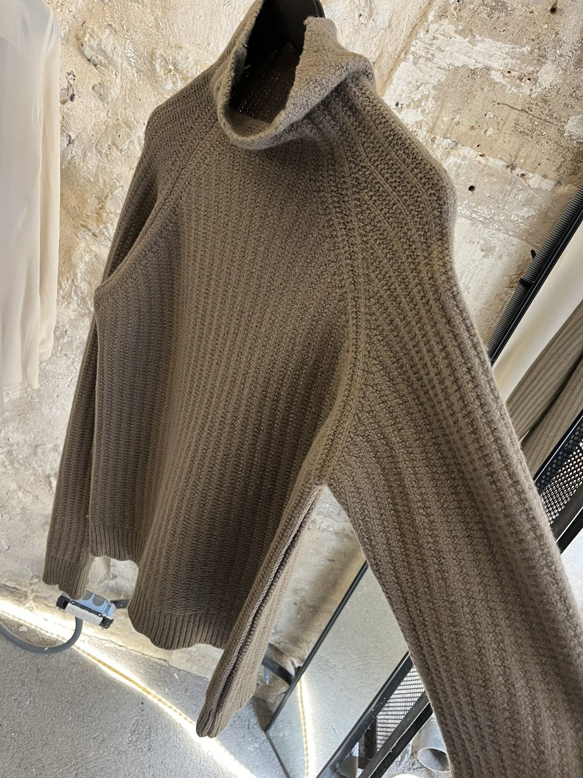Maison Margiela AW2003 Miss Deanna Boiled Wool High Neck Knit Size US L / EU 52-54 / 3 - 4 Thumbnail