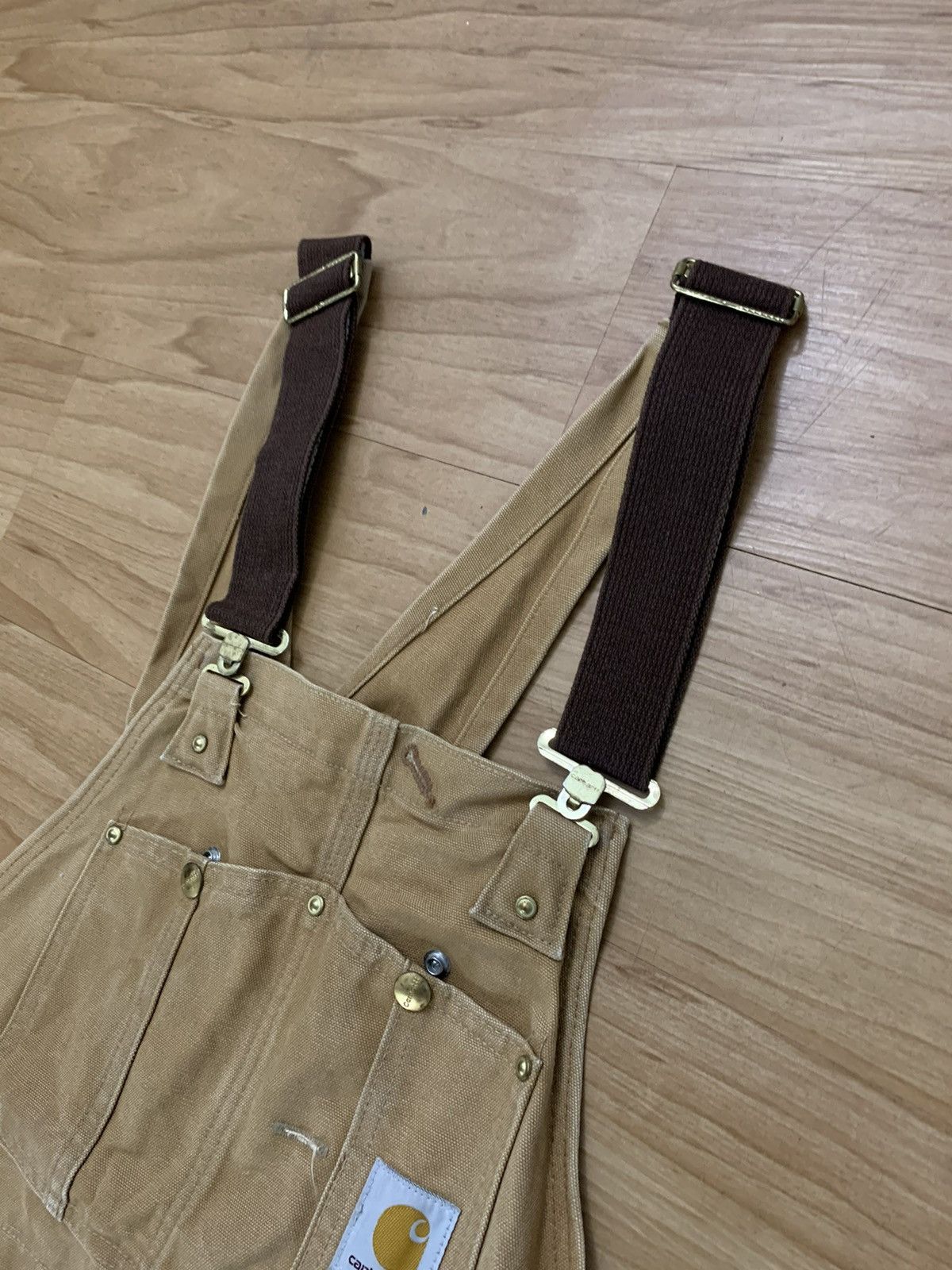 Carhartt 🏷️Vintage Carhartt Double-Knee Insulated Overalls (36x30) Size US 36 / EU 52 - 5 Thumbnail