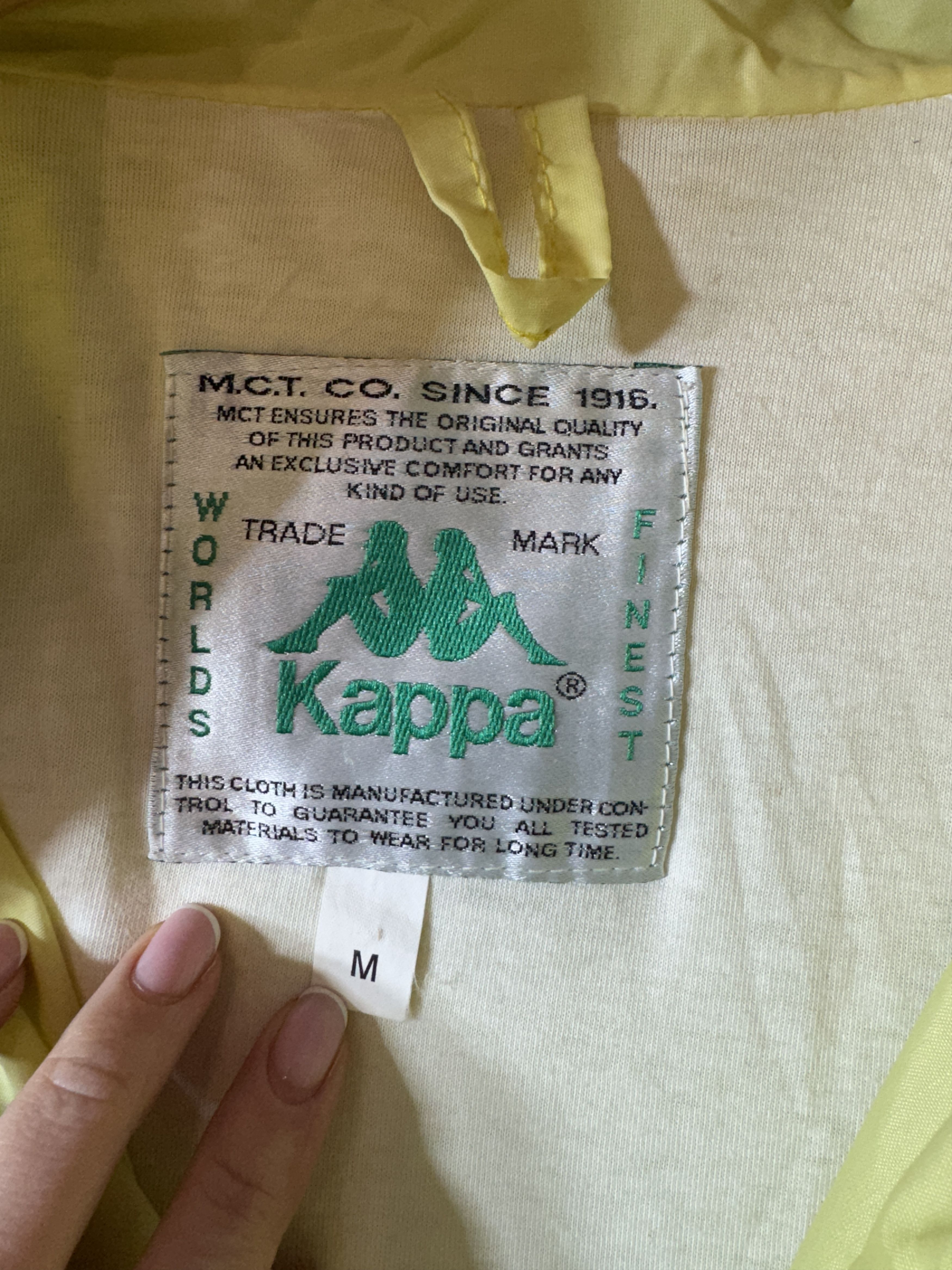 Kappa Vintage Kappa Neon Track Jacket M – Logo Taped Sleeves Size US M / EU 48-50 / 2 - 4 Thumbnail
