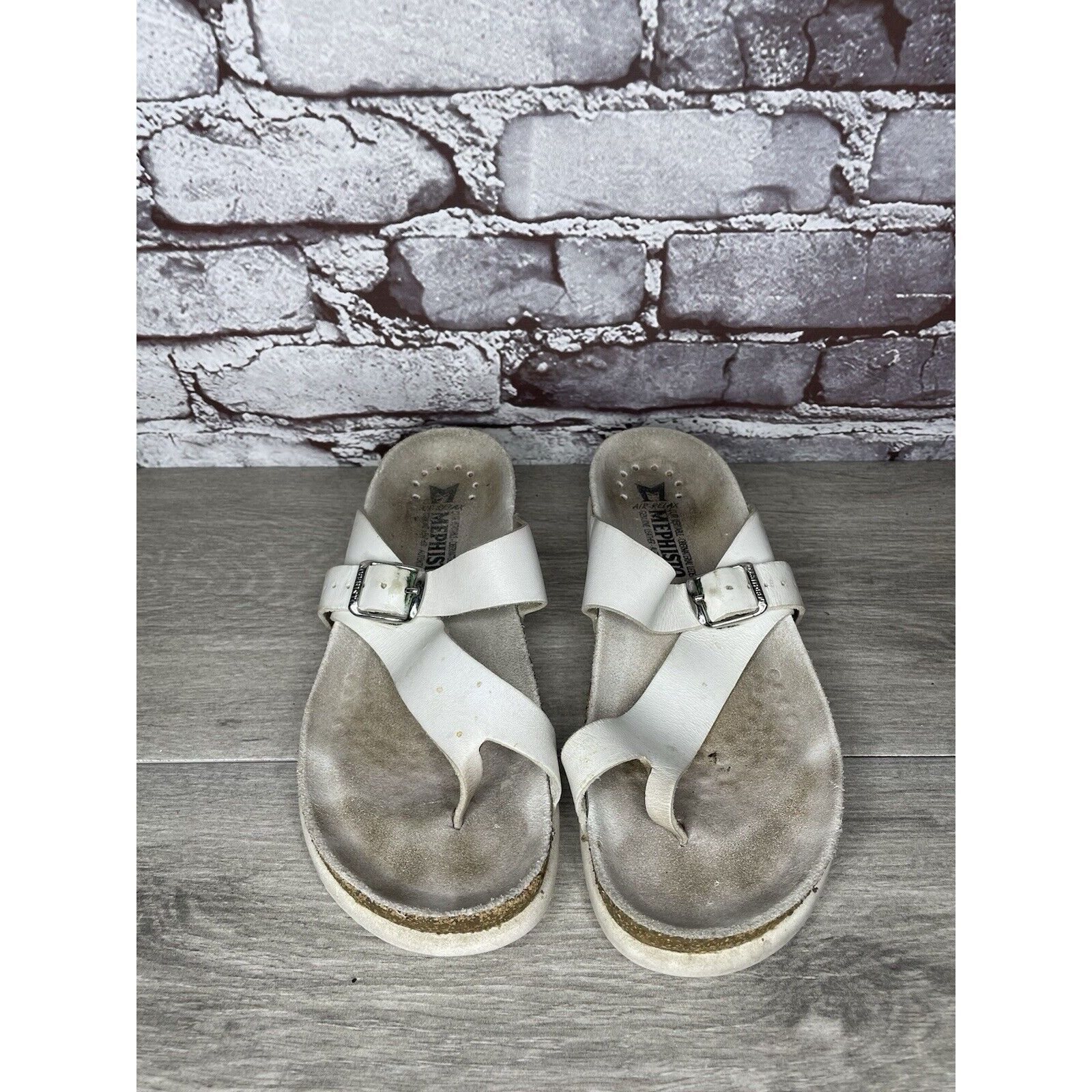 Mephisto Mephisto Womens Sandals Helen Casual Buckle Strap Toe-Post O Size US 9 / IT 39 - 3 Thumbnail