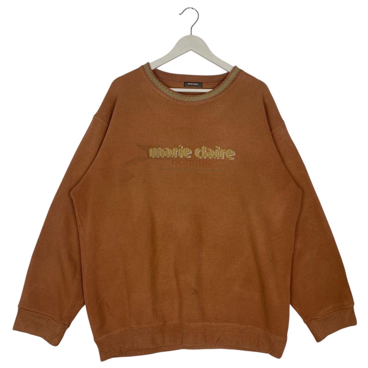 Other Vintage Marie Claire Sweatshirt Crewneck Brown Big Logo Sz M Size US M / EU 48-50 / 2 - 1 Thumbnail