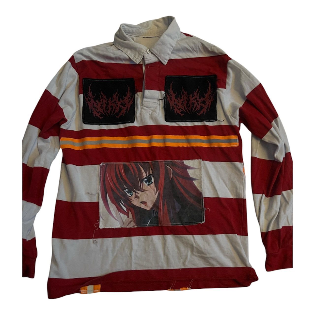 Affliction Nika Wear - Striped Polo Size US M / EU 48-50 / 2 - 1 Thumbnail