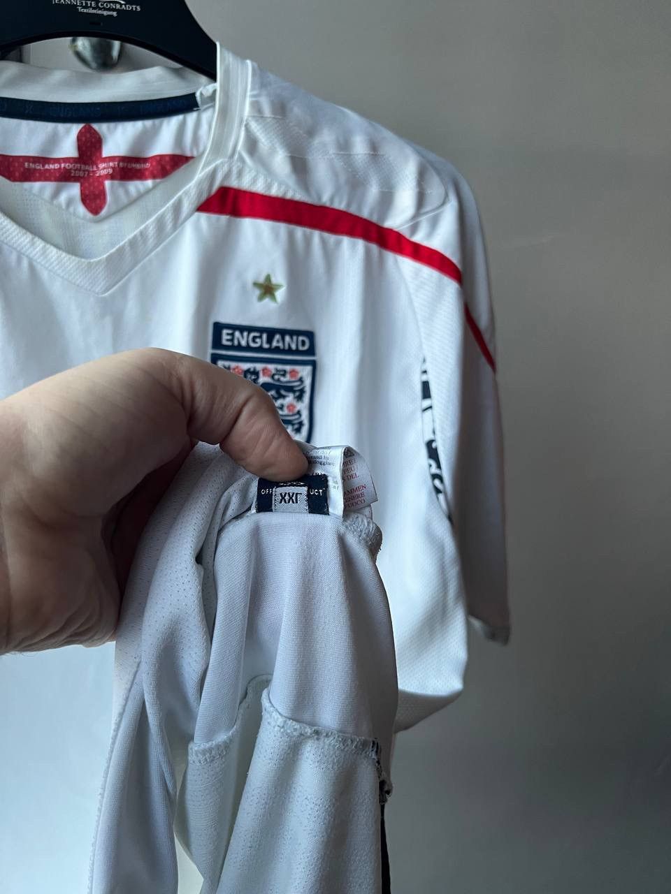 Umbro 2005/7 ENGLAND TEAM #6 TERRY HOME SOCCER JERSEY SHIRT SZ XXL Size US XXL / EU 58 / 5 - 13 Thumbnail