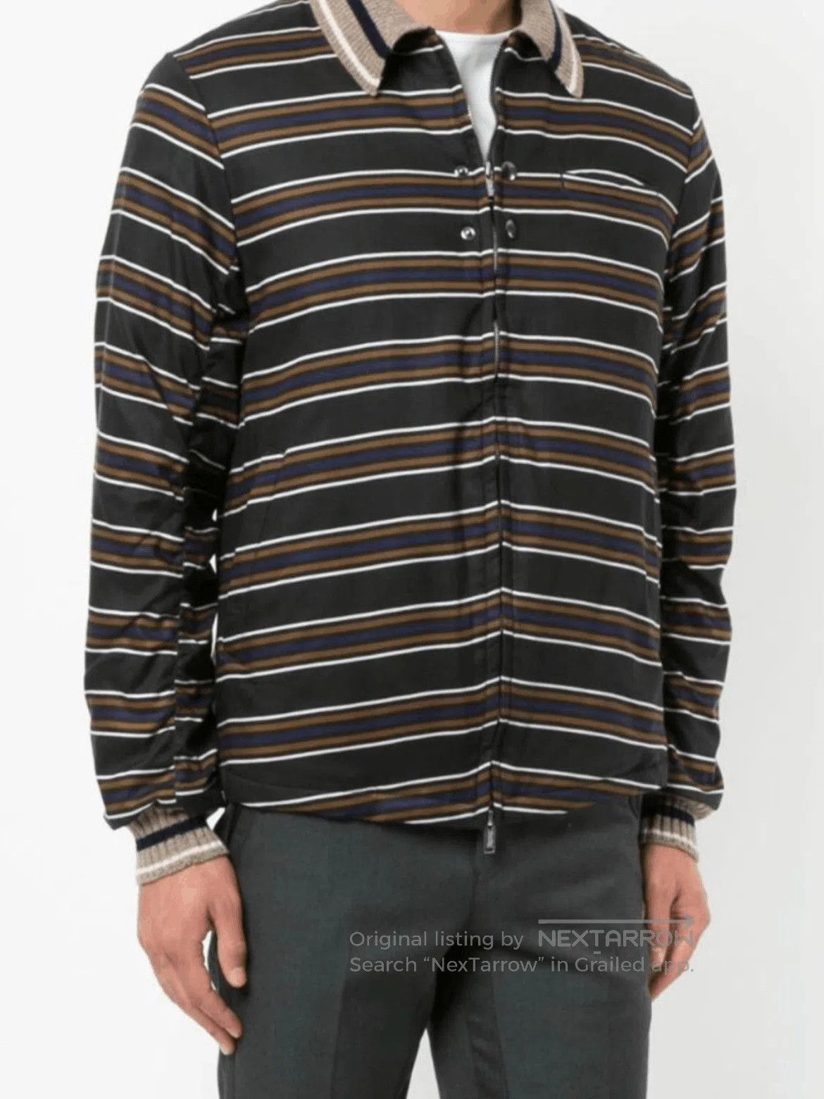 Undercover Sz 3 Undercover Horizontal Stripe Zip-up Bomber. Size US L / EU 52-54 / 3 - 6 Thumbnail