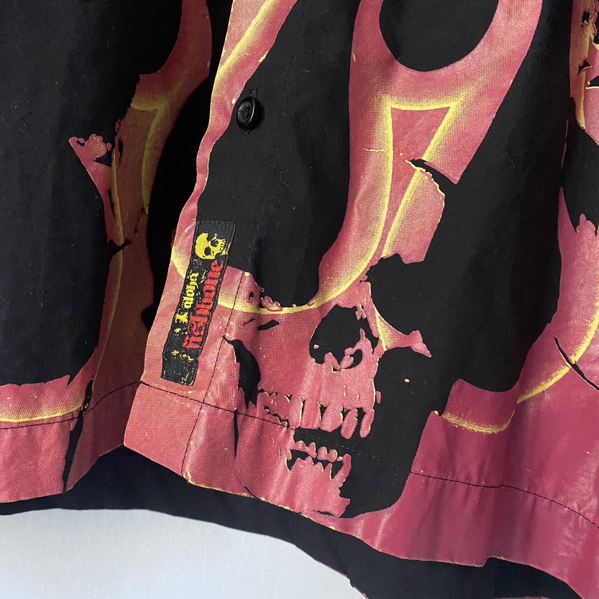 Vintage VINTAGE FISHBONE SURF OR DIE SKULL FLAME SHIRT Size US M / EU 48-50 / 2 - 3 Thumbnail