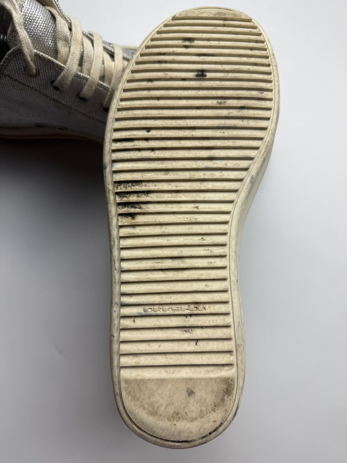 Rick Owens Rick Owens Drkshdw Silver Ramones Size US 9 / EU 42 - 11 Thumbnail
