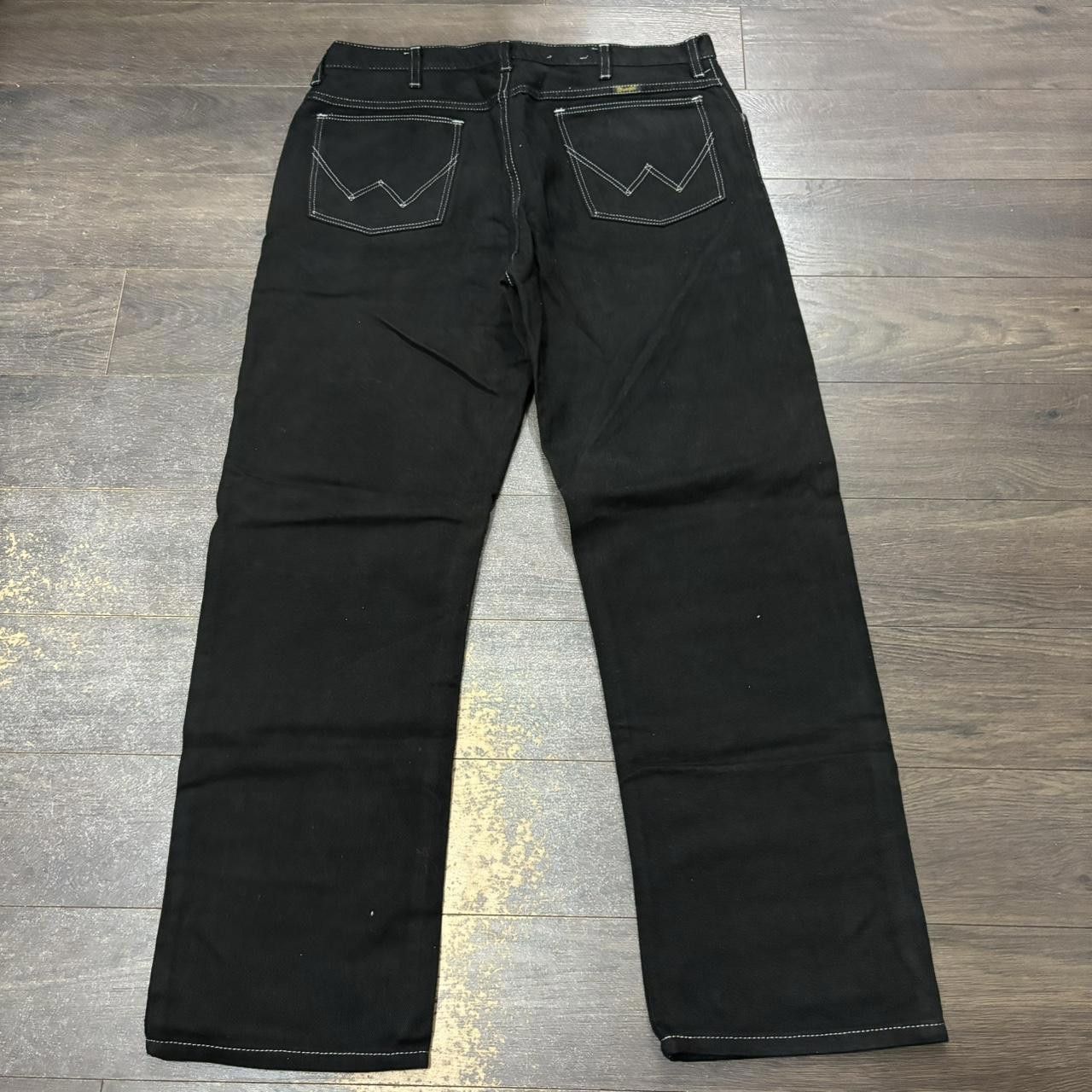 Wrangler Vintage Wrangler Black Off Stitch Jeans Made in USA 36x31 Size US 36 / EU 52 - 5 Thumbnail