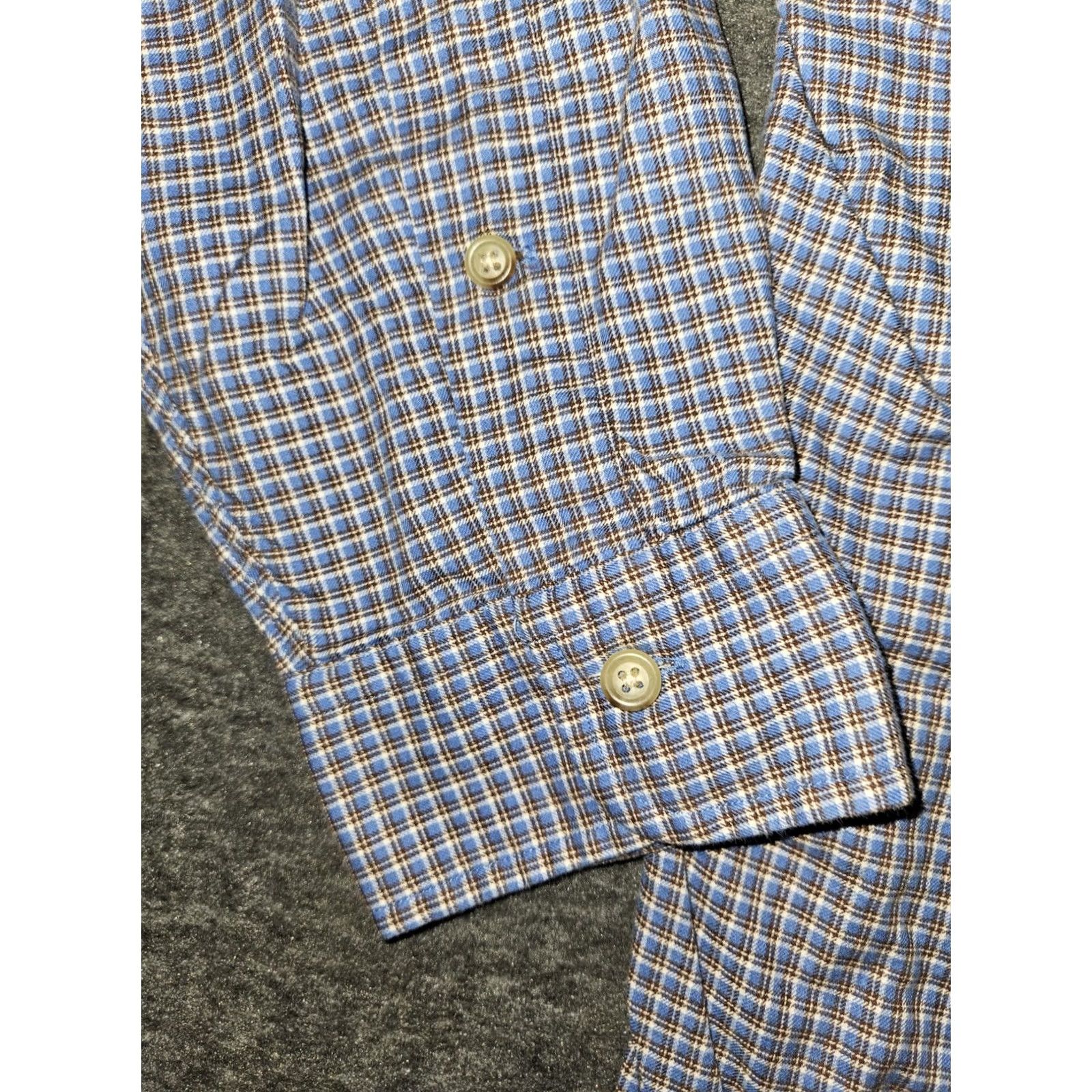 Ralph Lauren Ralph Lauren Button Down Shirt Men's 2XLT Blue Check Cotton Long Sleeve Preppy Size US XXL / EU 58 / 5 - 5 Thumbnail