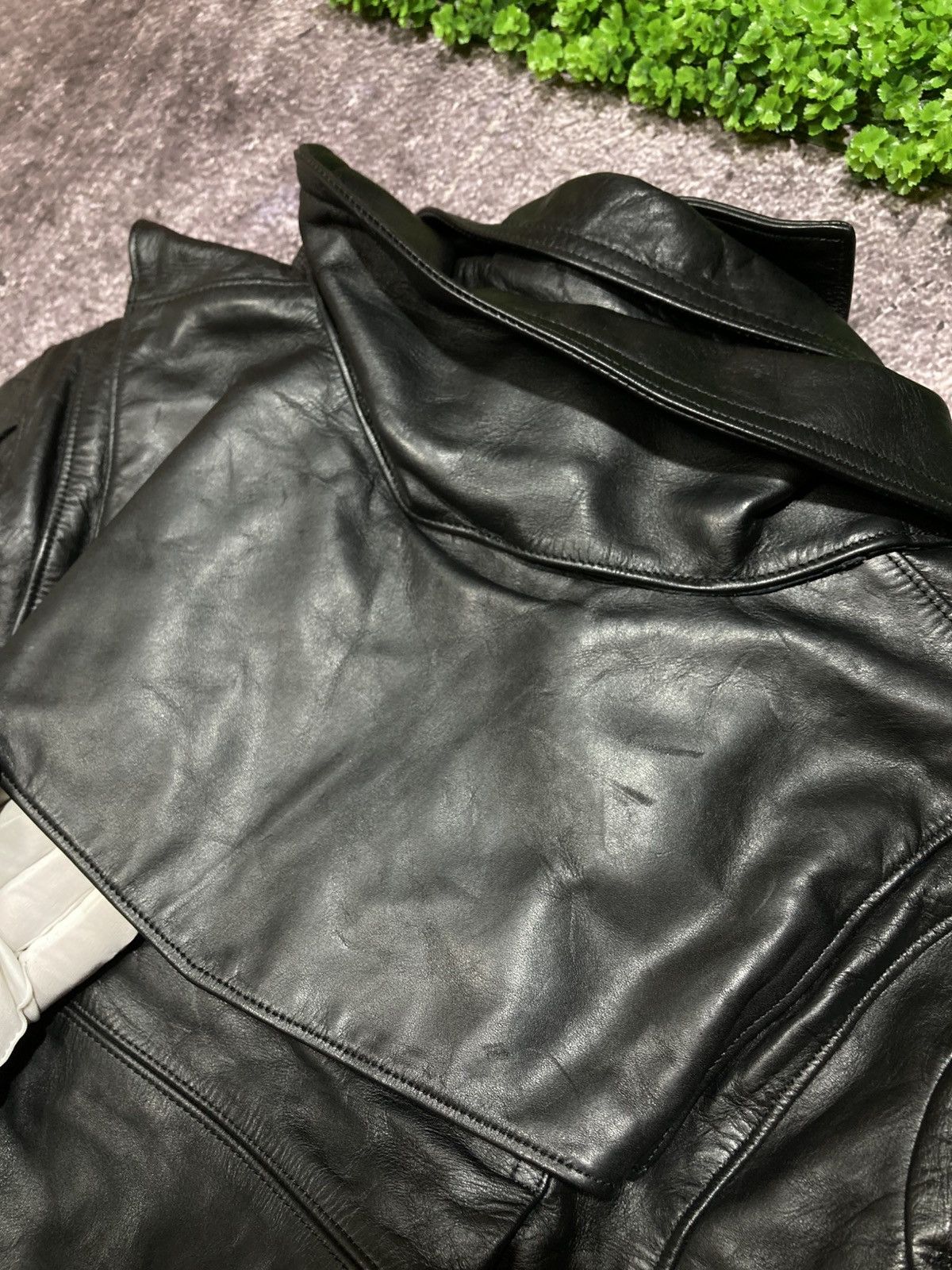 Undercover Undercover Leather Biker Jacket Style Punk Vivienne Westwood Size S / US 4 / IT 40 - 19 Thumbnail