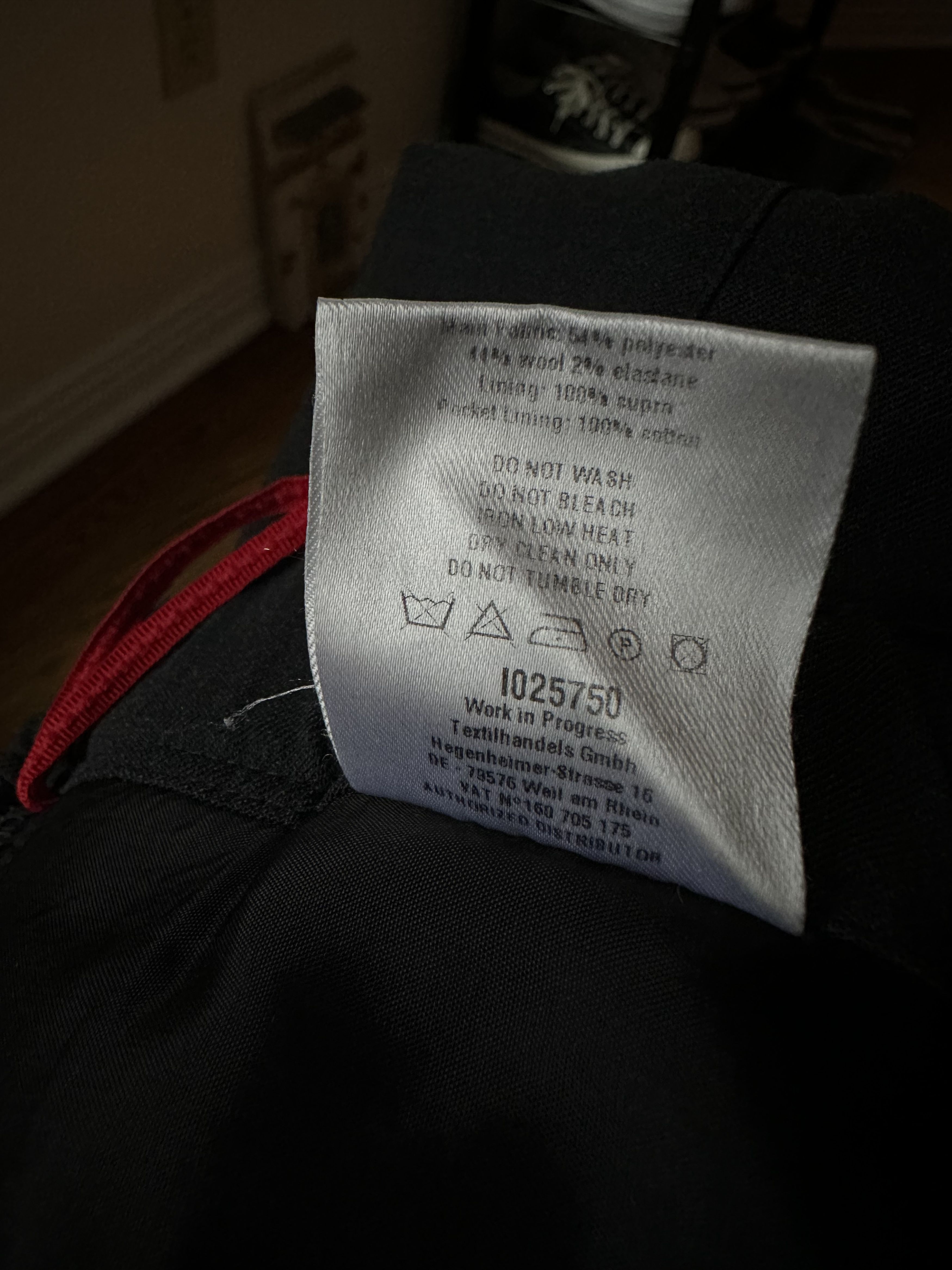 OAMC OAMC Raw Hem Tapered Cropped Wool Trousers Size US 30 / EU 46 - 7 Thumbnail