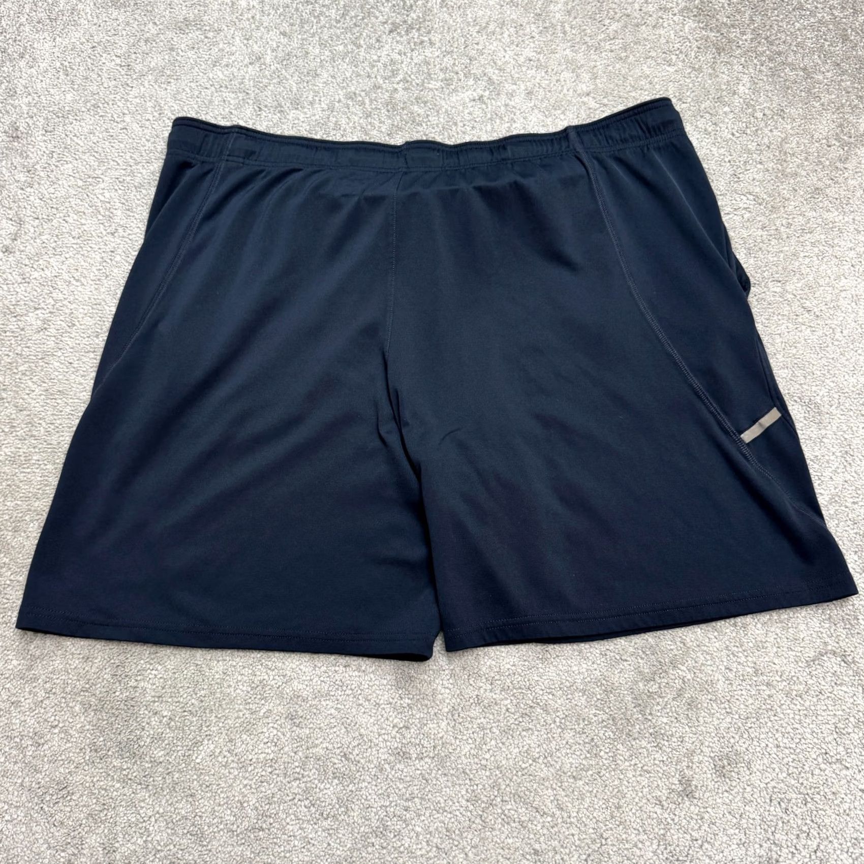Champion Champion Performance Cotton Jersey Shorts Mens XL Navy Blue Athletic Cotton Shorts Men XL Navy Blue Breathable Pockets 9in Inseam Athletic Size US XL / EU 56 / 4 - 2 Thumbnail