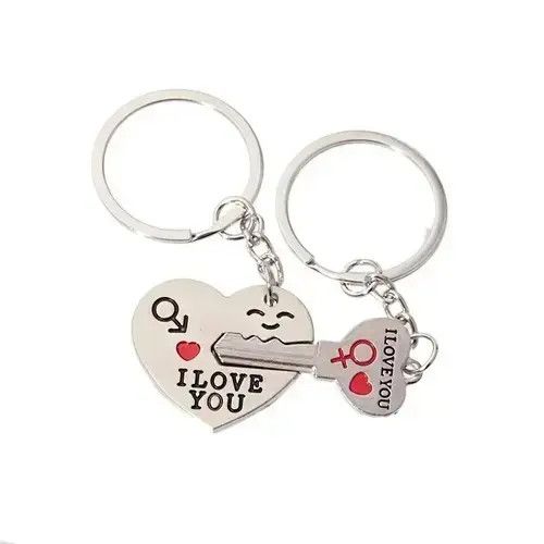 Other Heart ❤️ Couple Keychain Size ONE SIZE - 2 Thumbnail