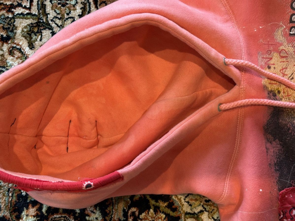 Other DUST OF GODS “1999” Hand-Distressed 1-of-1 Pink Hoodie Size US L / EU 52-54 / 3 - 5 Thumbnail