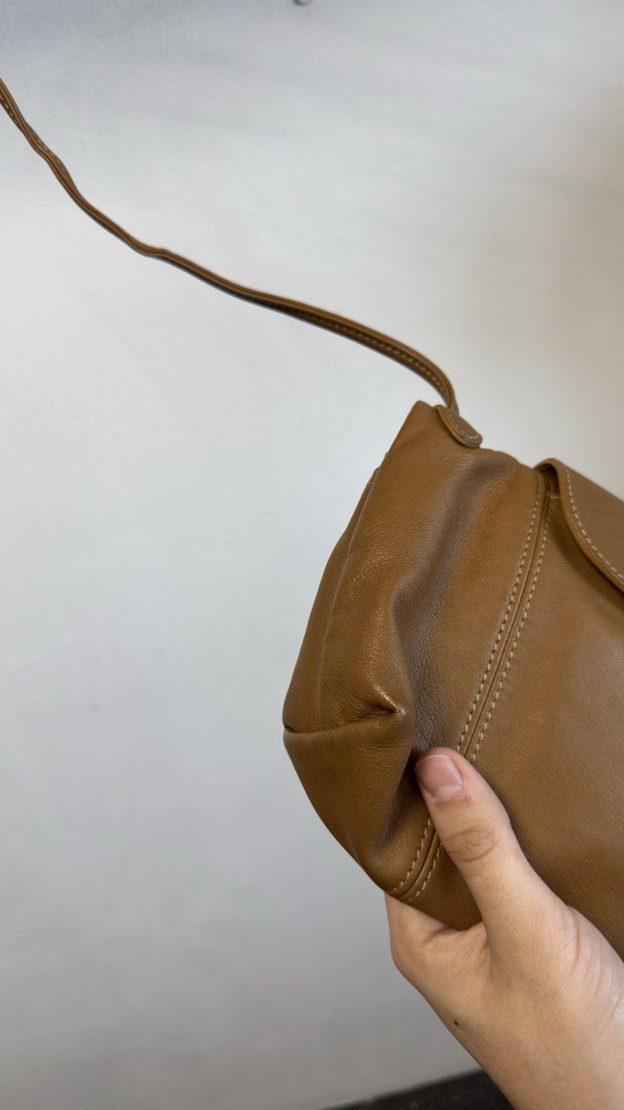 Longchamp Longchamp Women's Mini Crossbody Depose Brown Leather Bag Size ONE SIZE - 3 Thumbnail